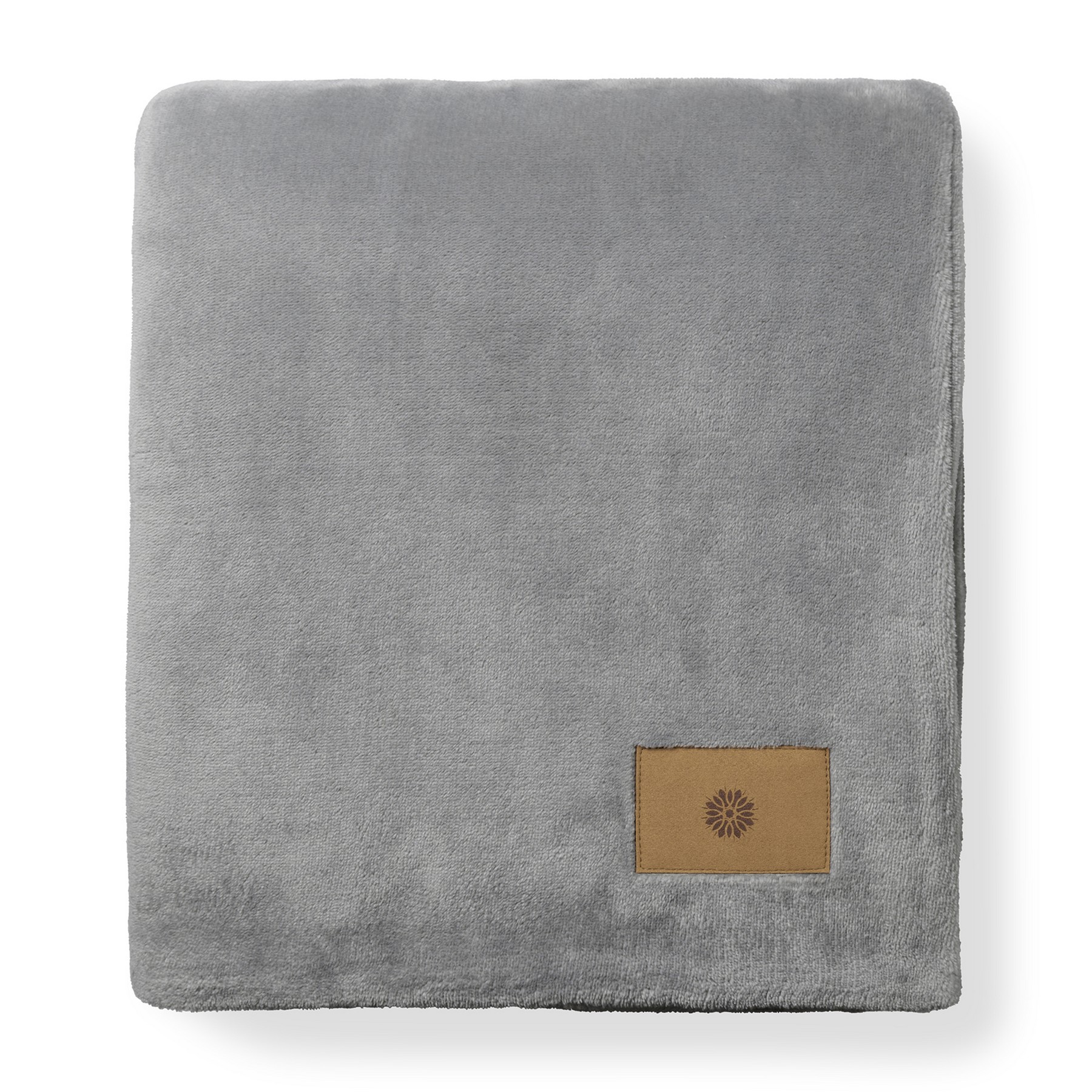 Picture of Mink Ever Soft Recycled Polyester Throw Blanket - Circular Grey