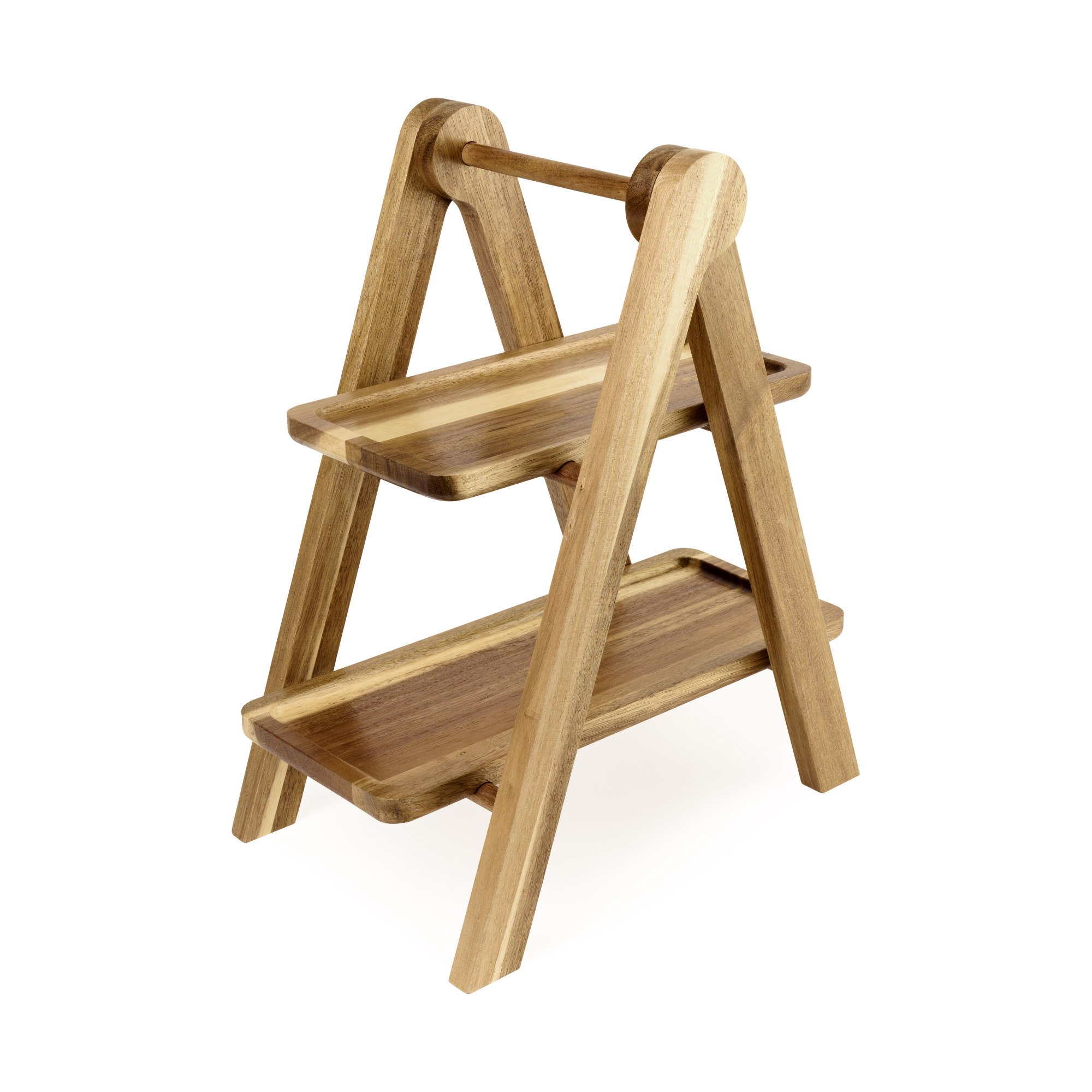Picture of La Cuisine 2 Tier Serving Tray - Wood