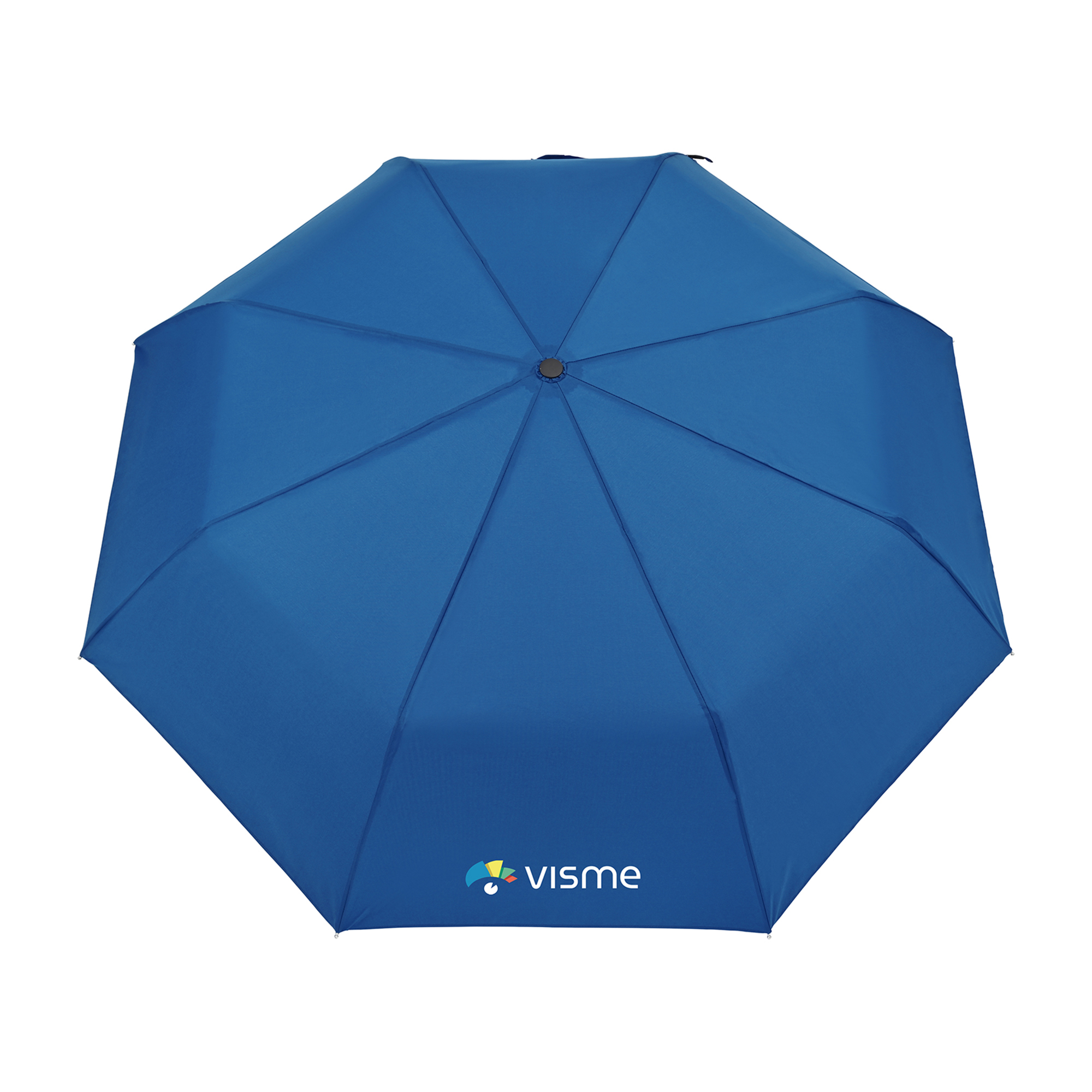 Picture of Elements 43" Recycled rPET Manual Folding Umbrella - Royal Blue