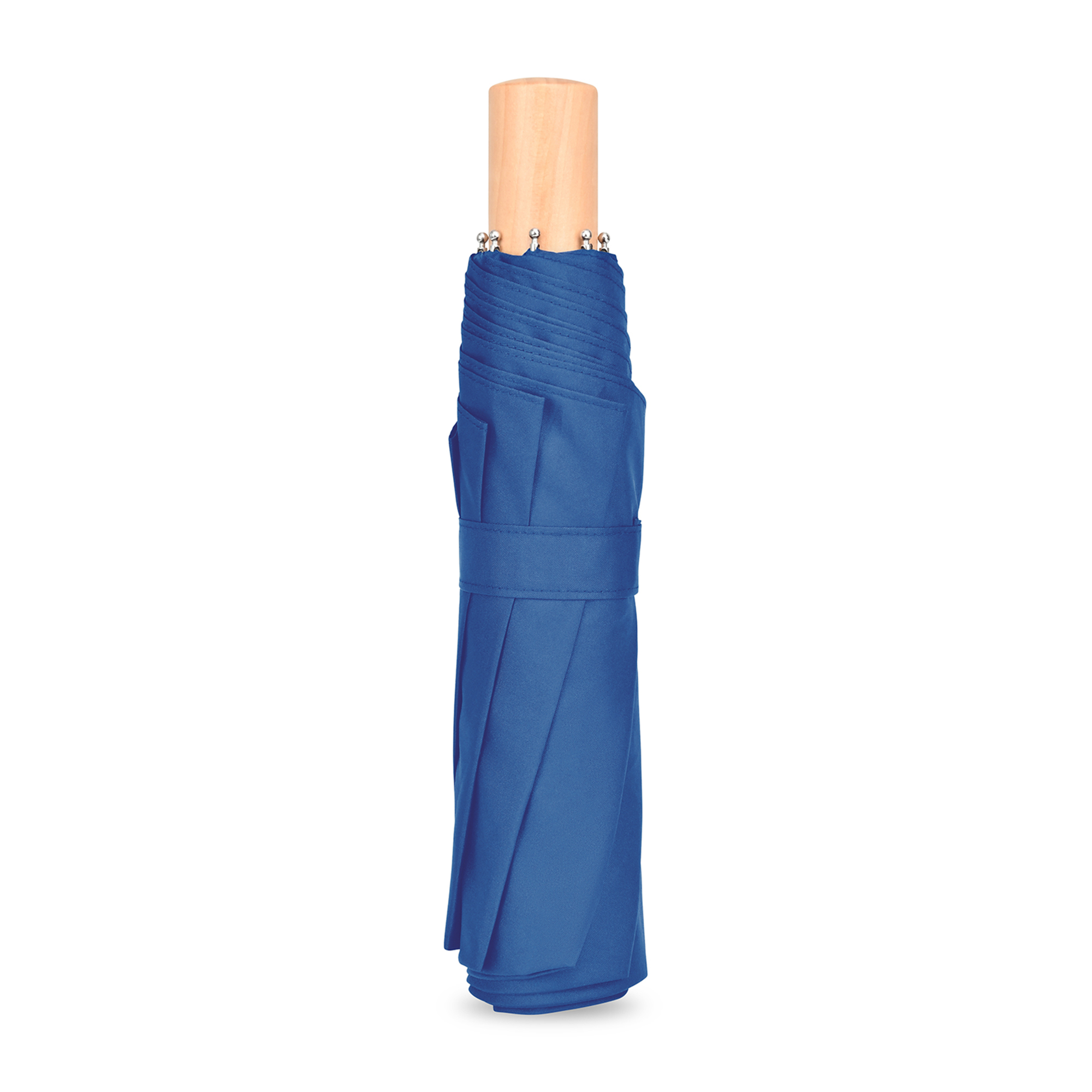 Picture of Elements 43" Recycled rPET Manual Folding Umbrella - Royal Blue