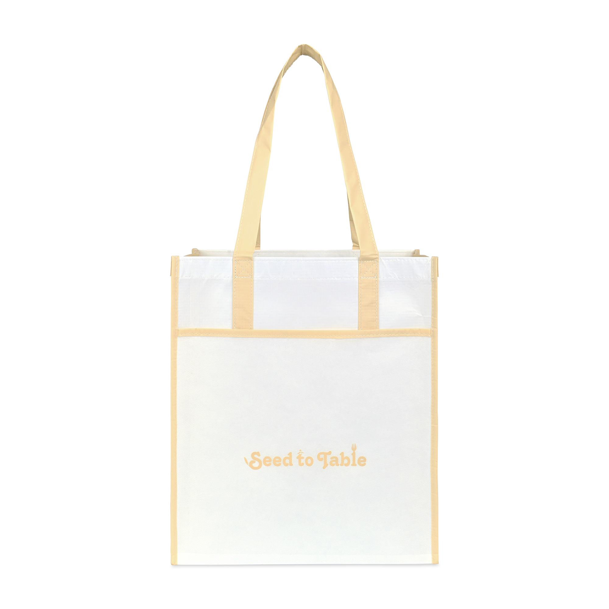 Picture of Harlow Laminated Recycled Non-Woven Shopper - Oatmeal