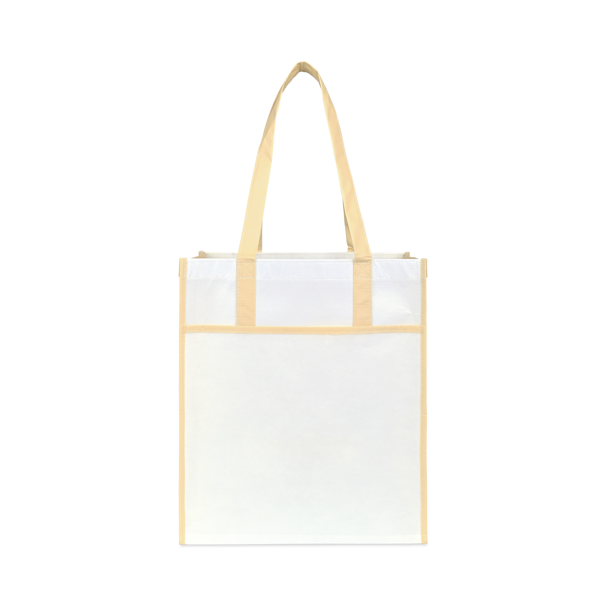 Picture of Harlow Laminated Recycled Non-Woven Shopper - Oatmeal