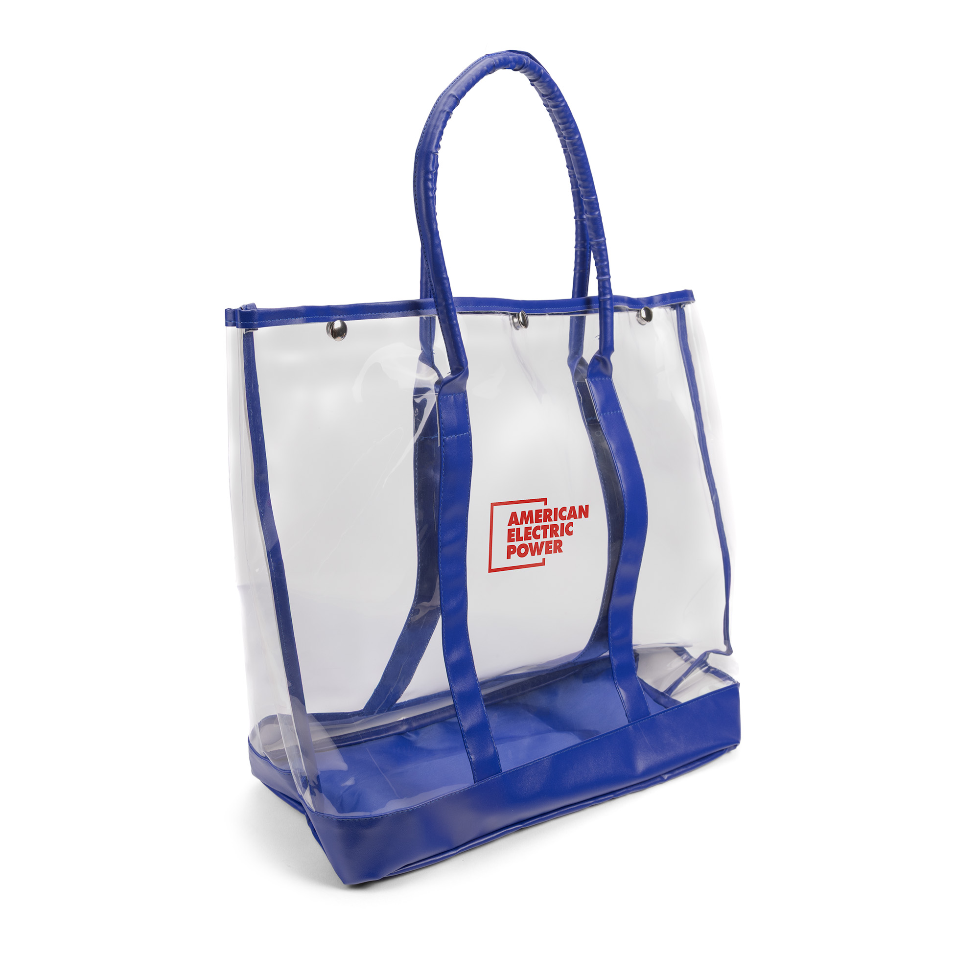 Picture of Luxe Button-Top Tote w/PU Leather Trim