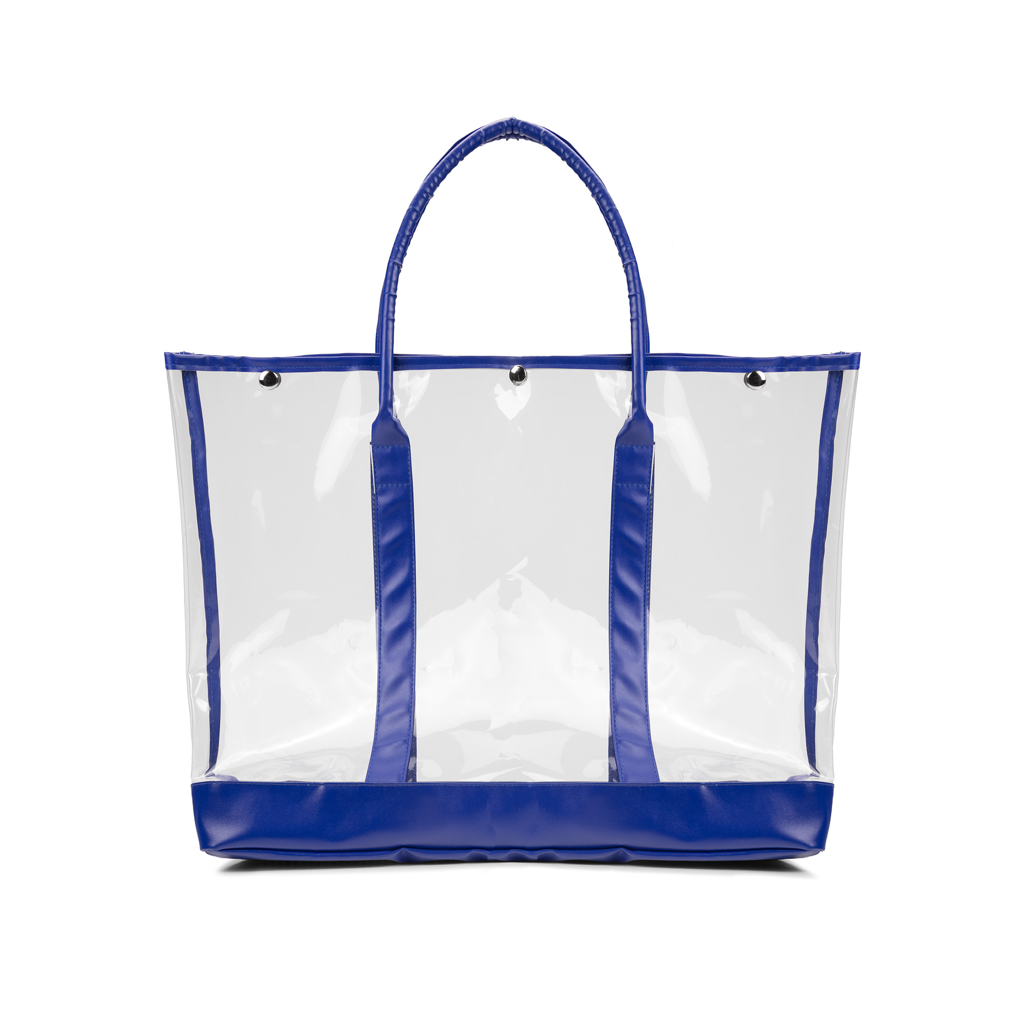 Picture of Luxe Button-Top Tote w/PU Leather Trim