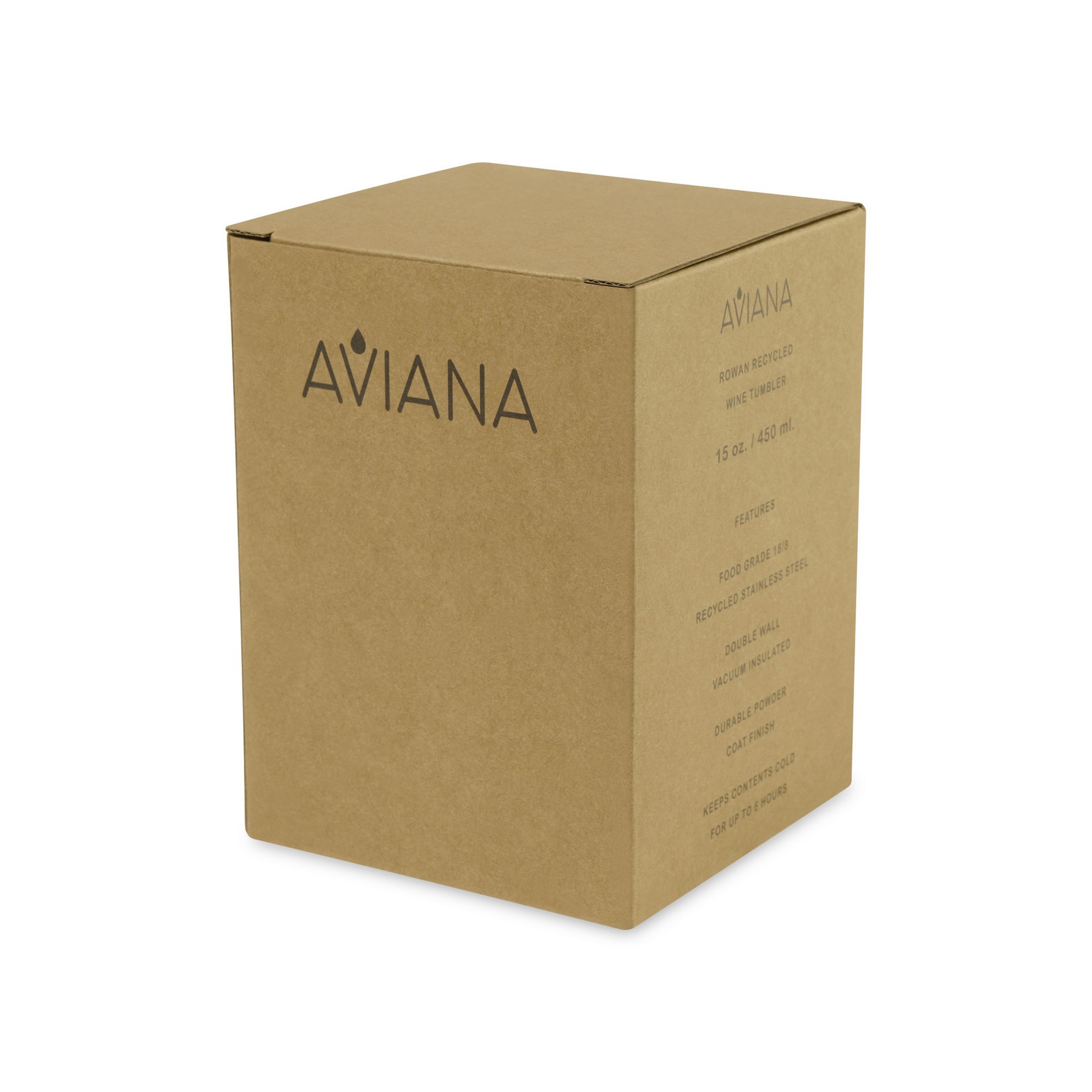 Picture of Aviana Rowan Recycled Stainless Steel Wine Tumbler - 15 Oz. - Light Peach