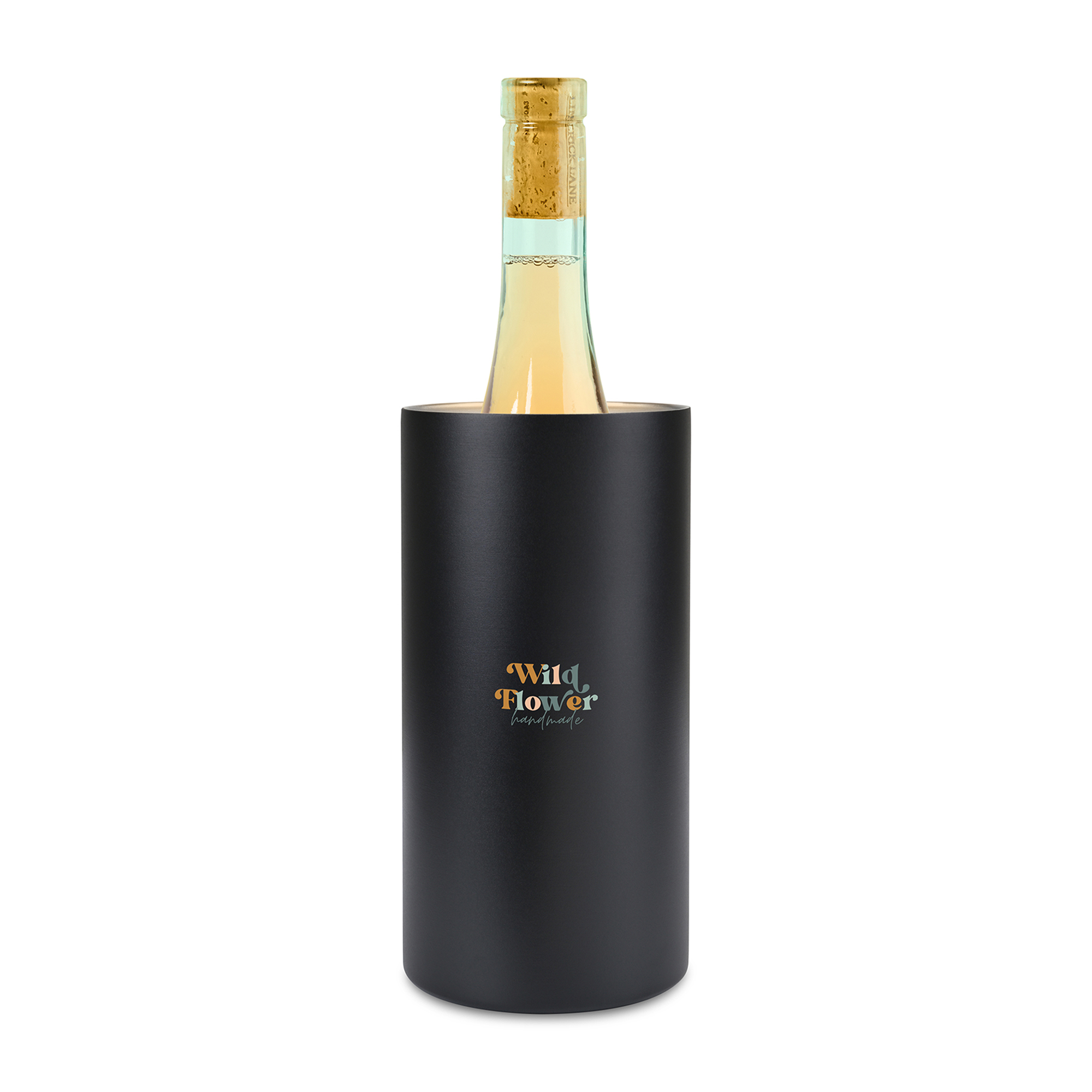 Picture of Aviana Rowan Recycled Stainless Steel Wine Chiller - Black