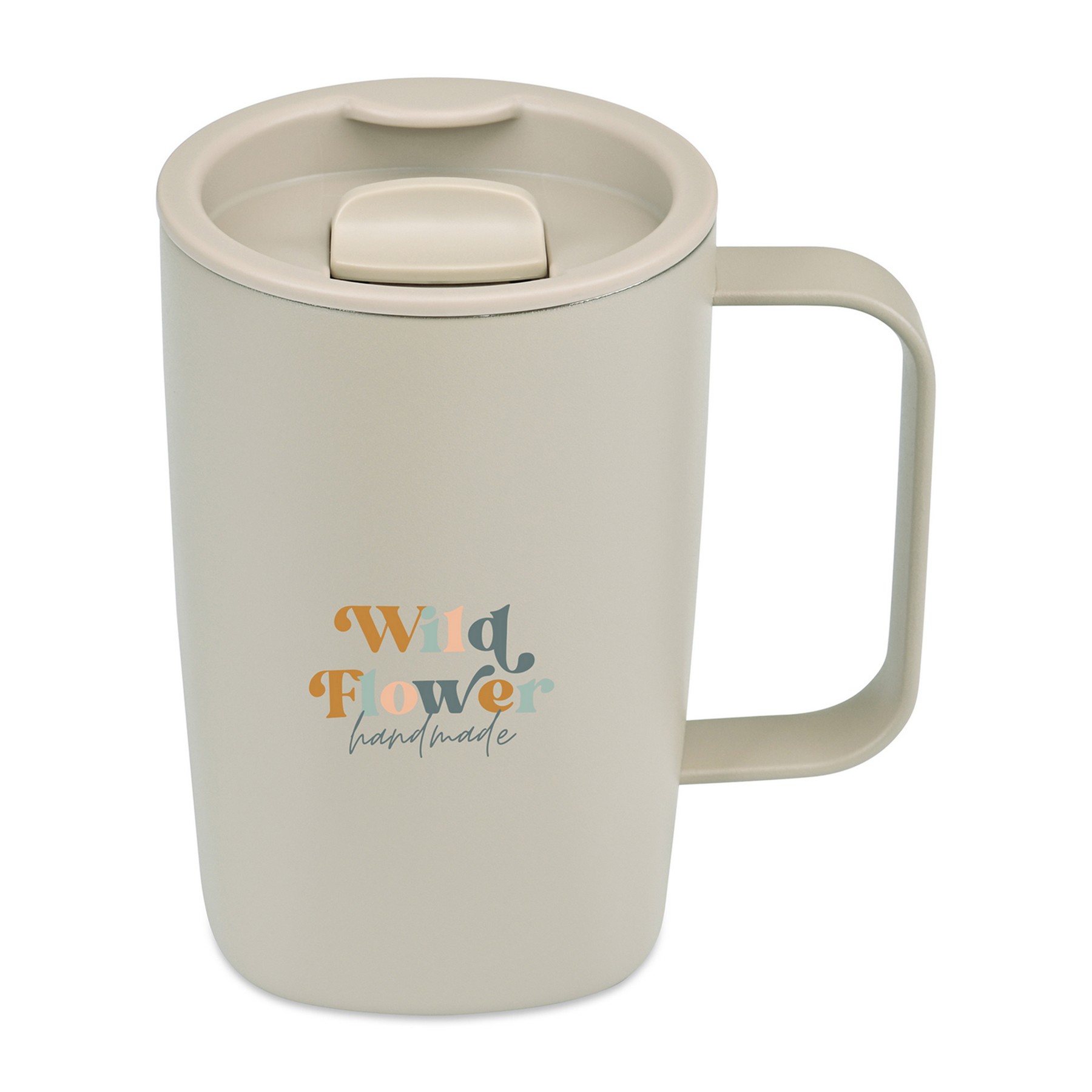 Picture of Aviana Rowan Recycled Stainless Steel Mug - 15 Oz. - Taupe