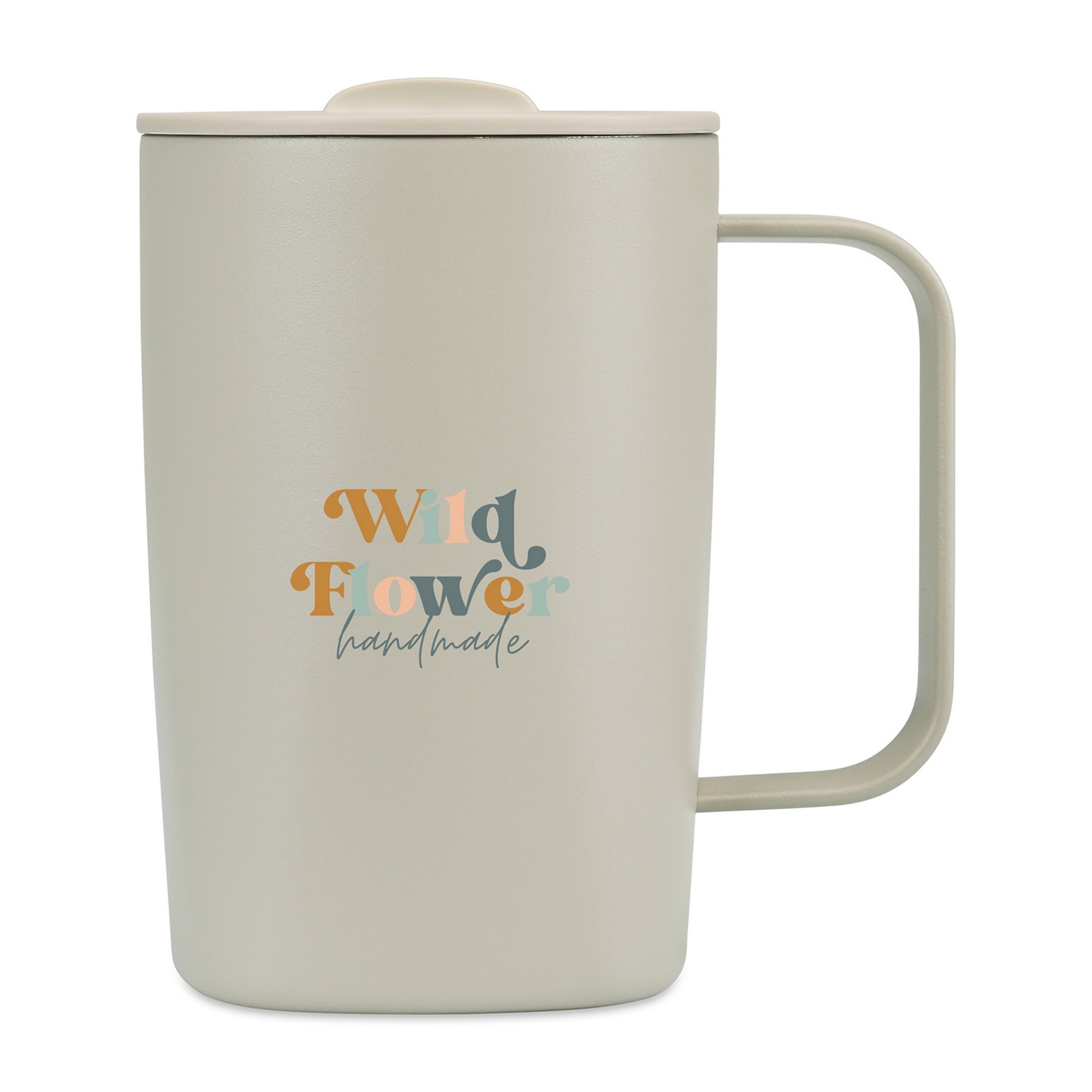 Picture of Aviana Rowan Recycled Stainless Steel Mug - 15 Oz. - Taupe