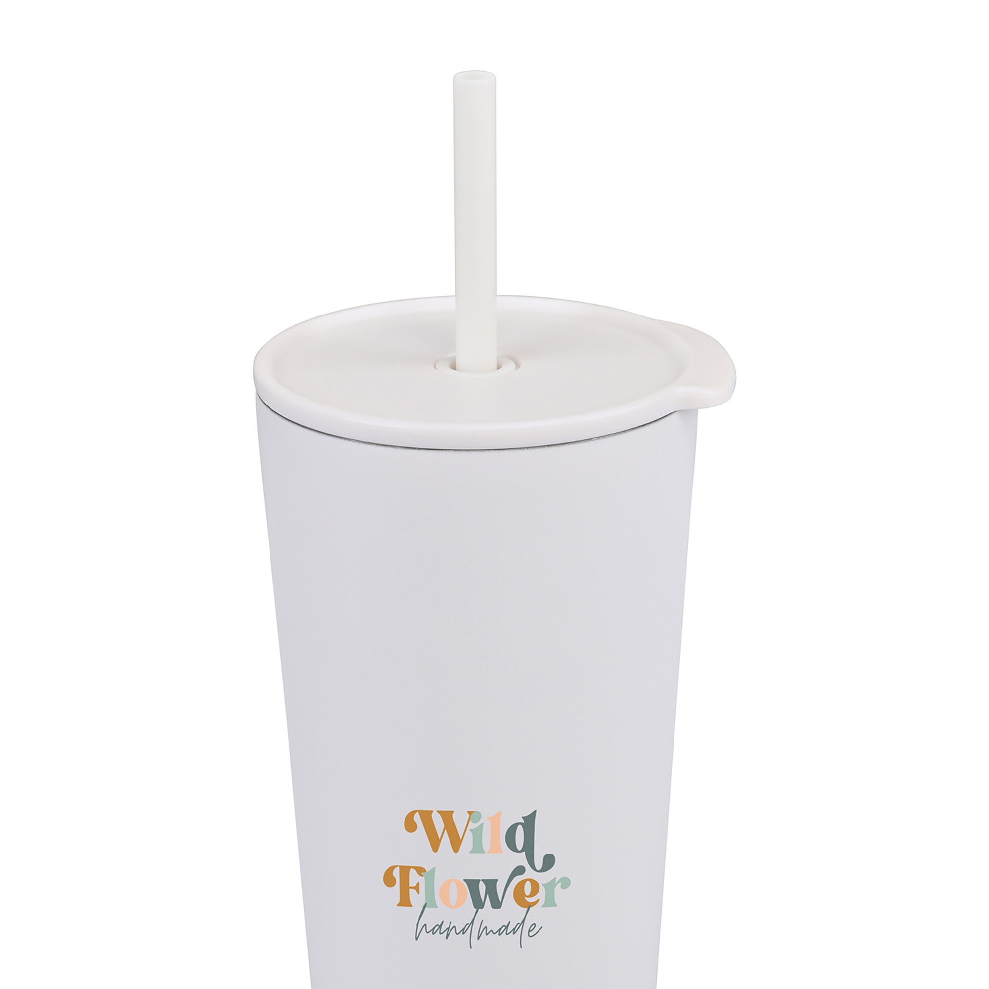 Picture of Aviana Rowan Recycled Straw Tumbler - 17 Oz. - Marshmallow