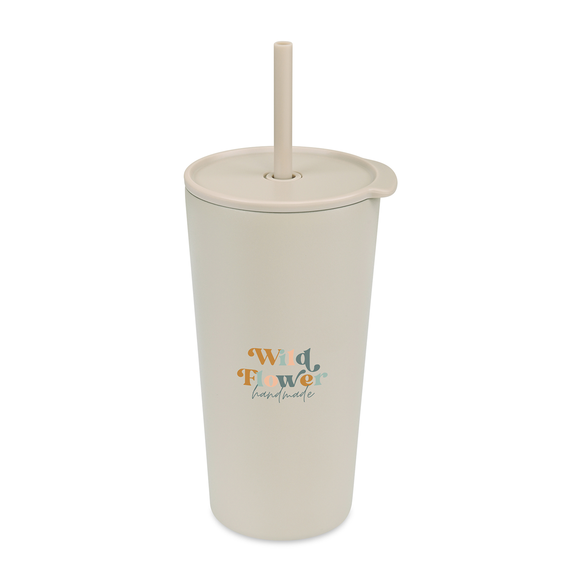 Picture of Aviana Rowan Recycled Straw Tumbler - 17 Oz. - Taupe