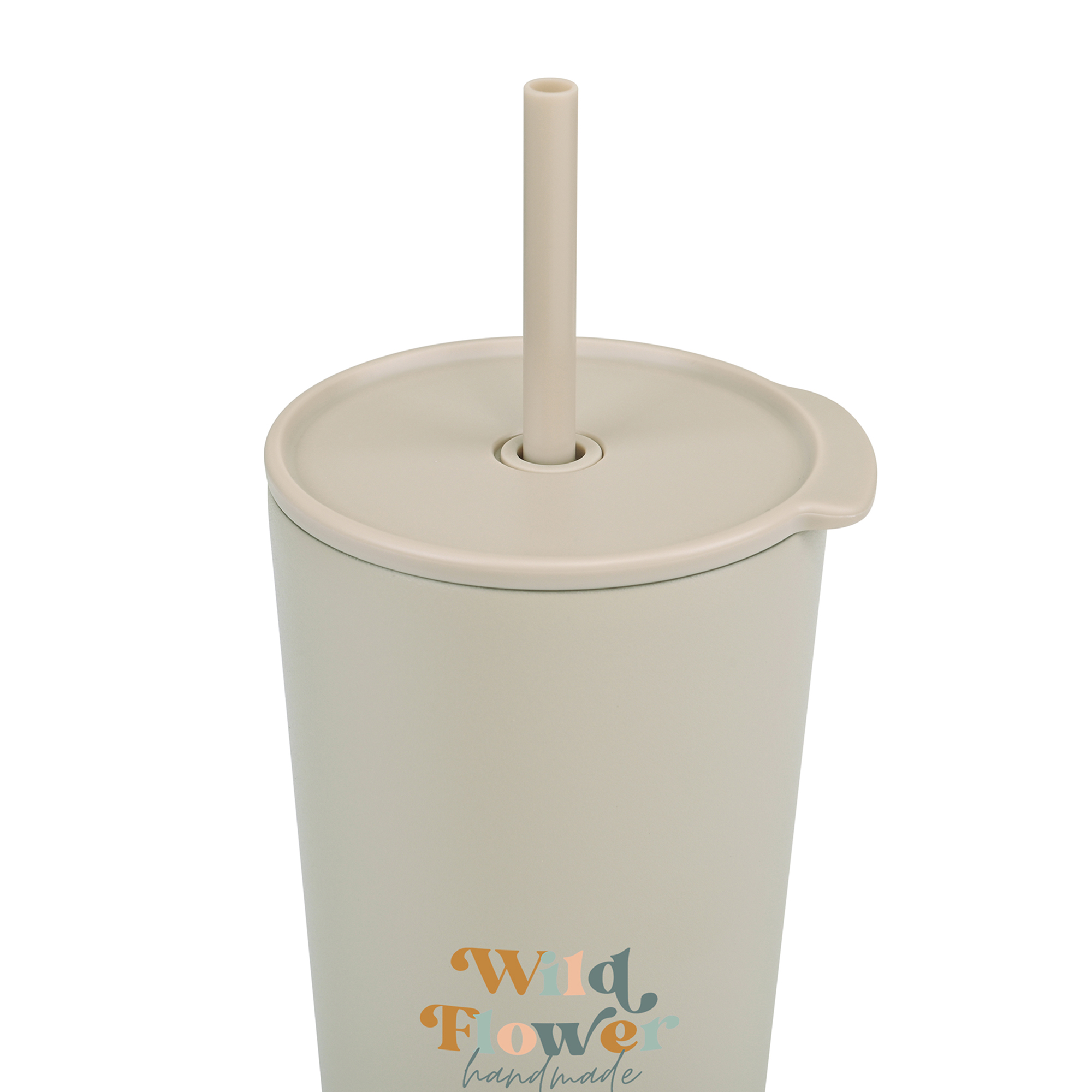 Picture of Aviana Rowan Recycled Straw Tumbler - 17 Oz. - Taupe