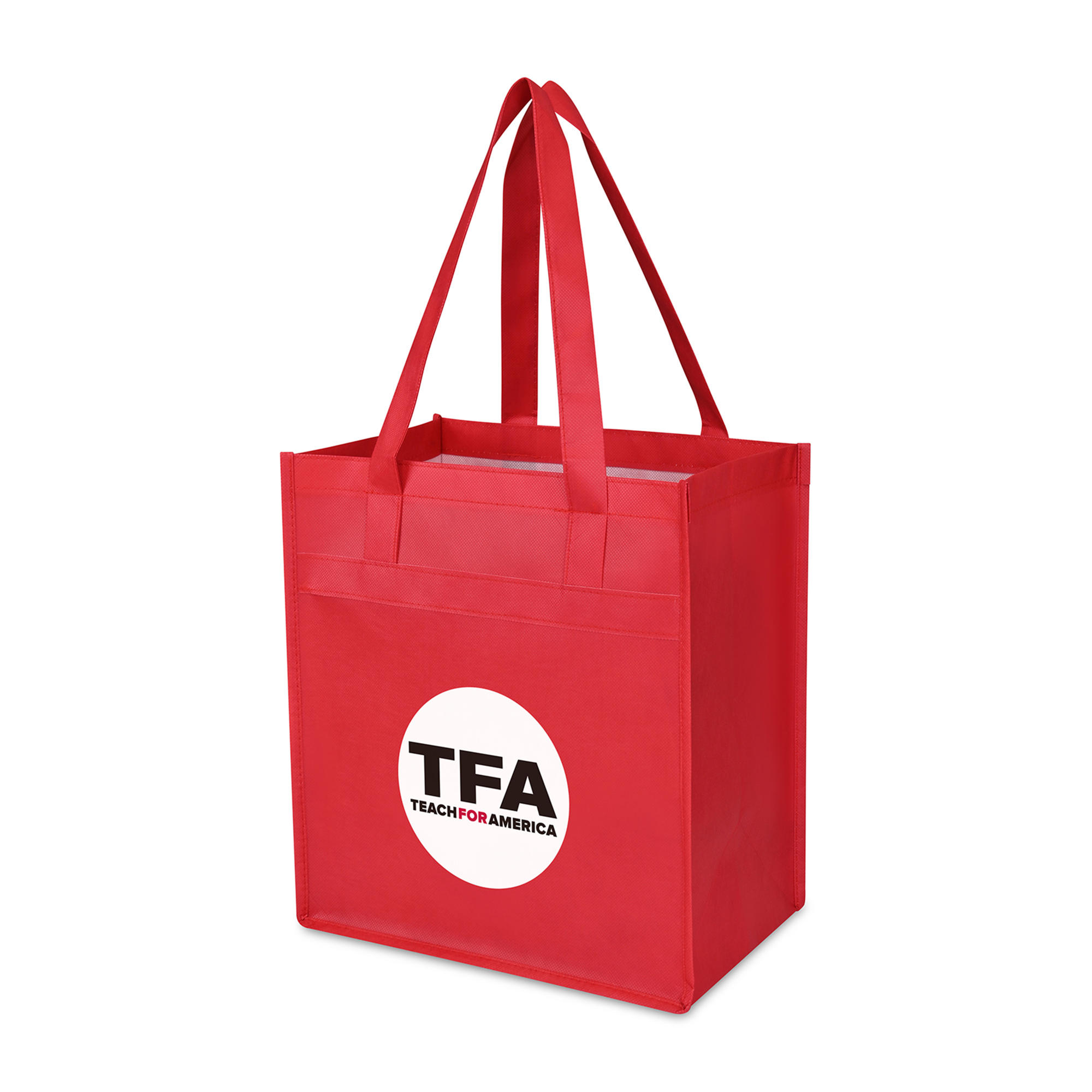 Picture of Arlo Recycled rPET Deluxe Shopper - Red
