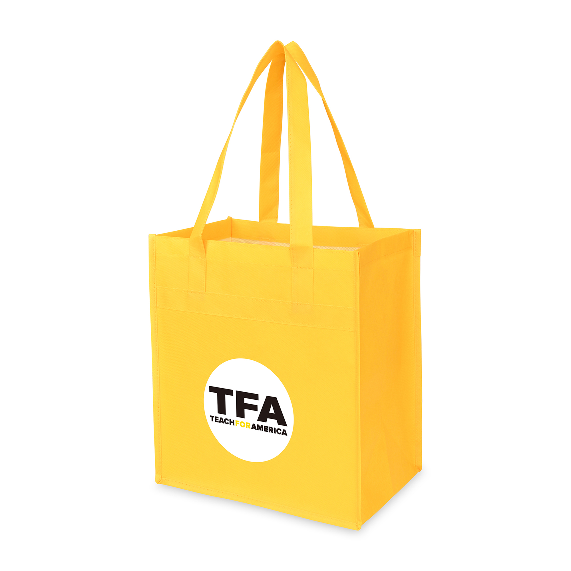 Picture of Arlo Recycled rPET Deluxe Shopper - Yellow