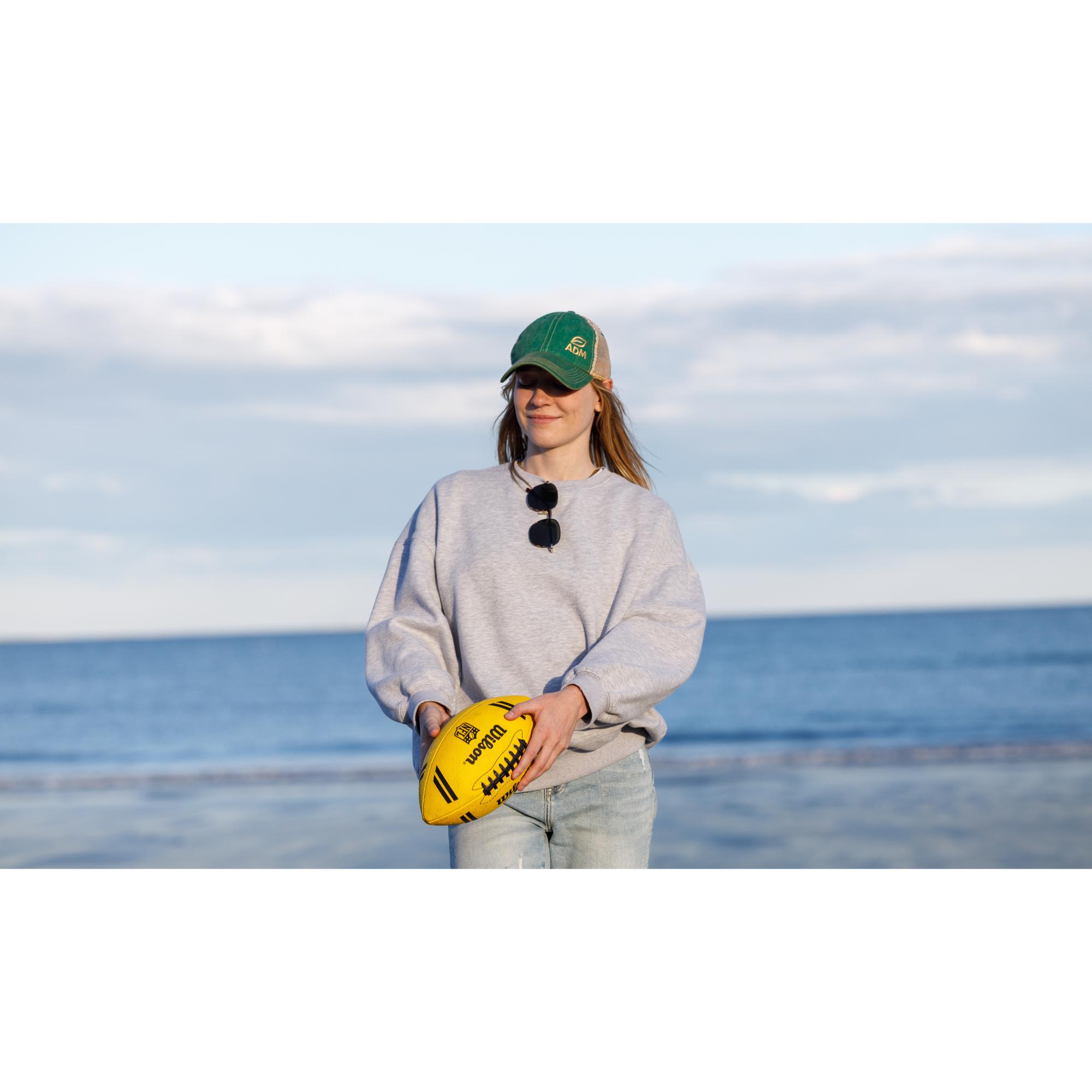 Picture of Merrimack Hat Co. Austin Vintage Trucker - Kelly Green-Tan