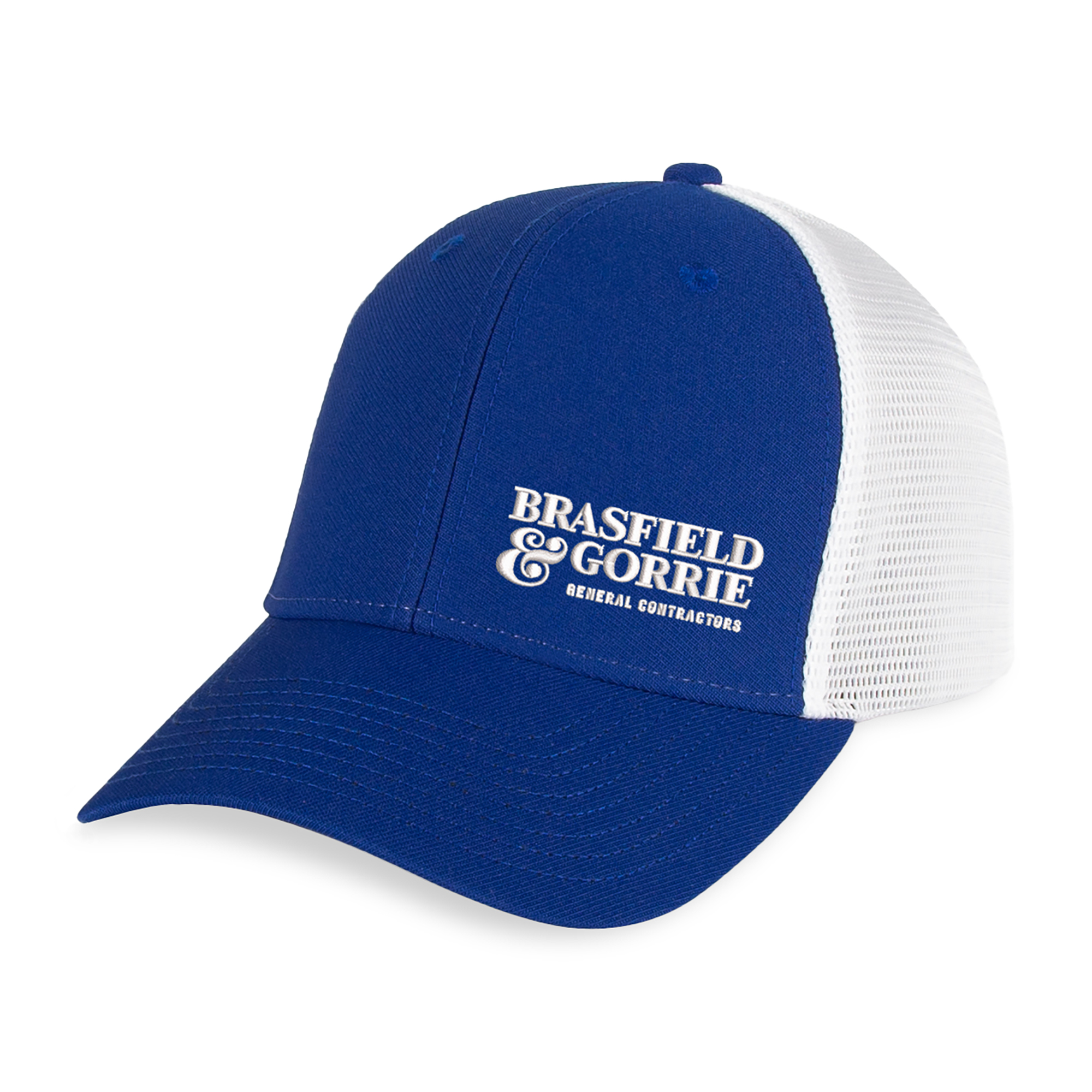Picture of Merrimack Hat Co. Casey Performance Trucker - Royal-White