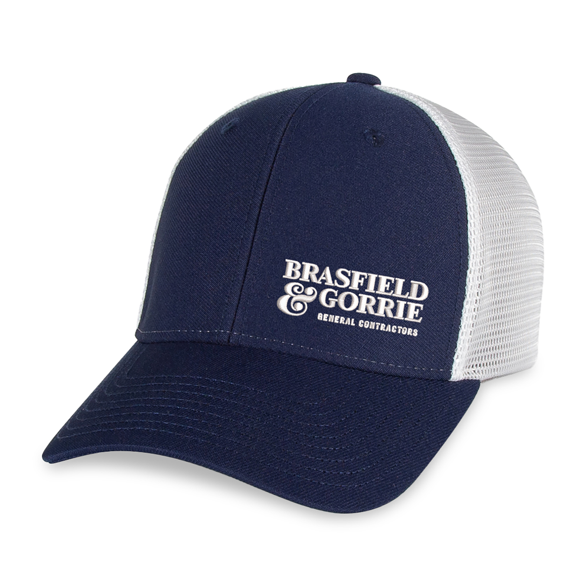 Picture of Merrimack Hat Co. Casey Performance Trucker - Navy-White