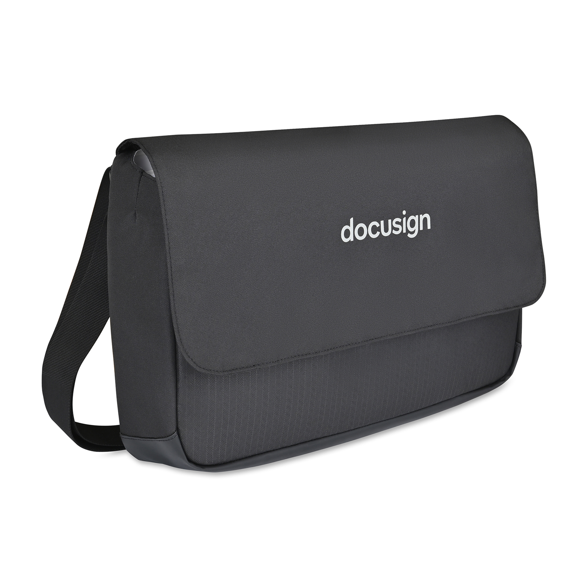 Picture of Transit Recycled rPET Laptop Messenger Bag - Black