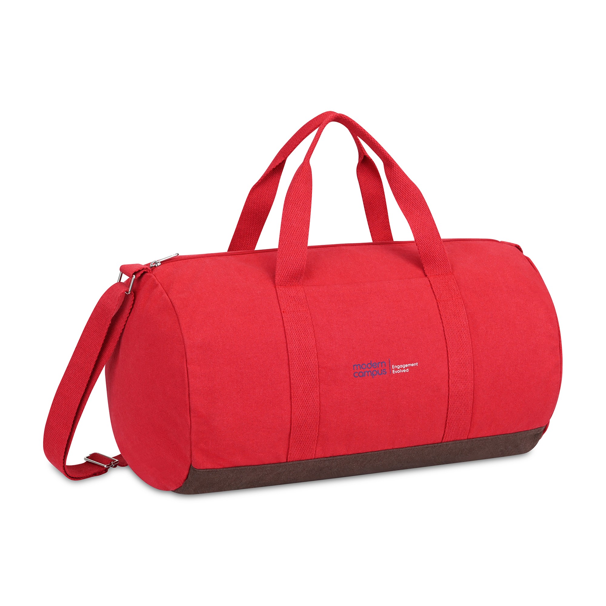 Picture of Ivy Recycled Cotton Barrel Duffel - AWARE - Crimson