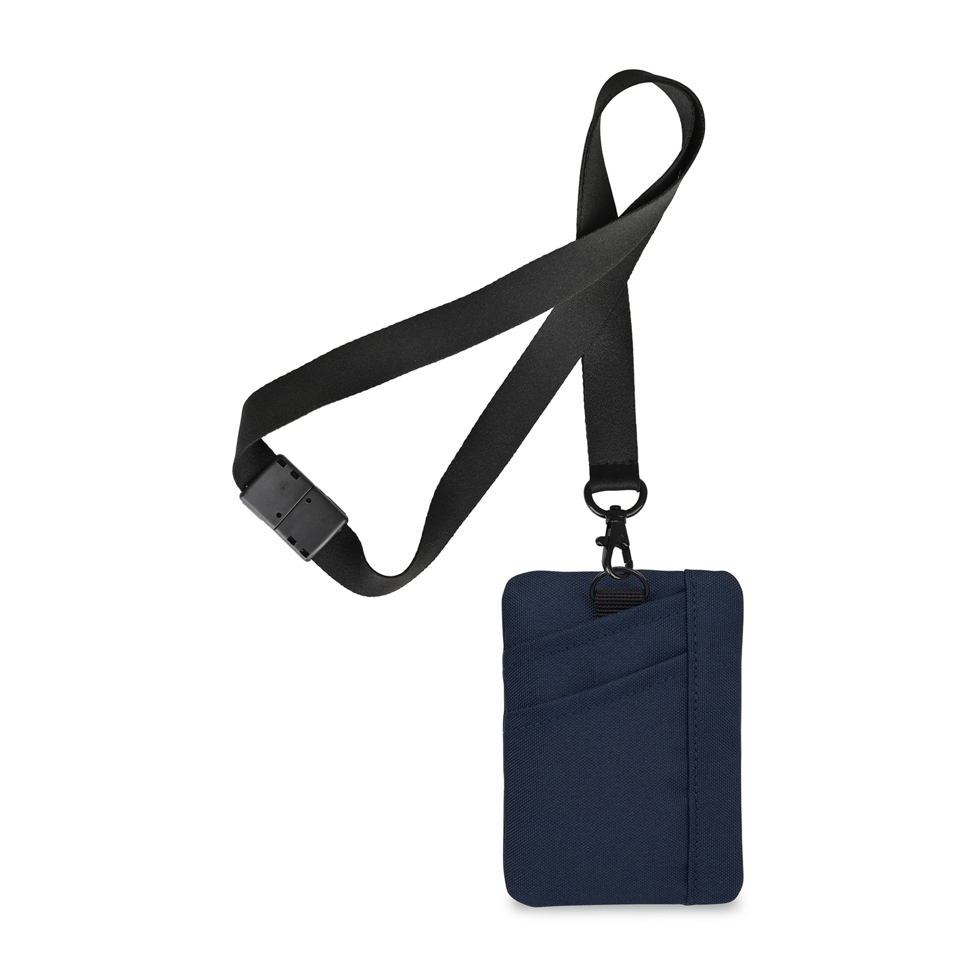 Picture of Rally Recycled ID Pouch Lanyard - Navy