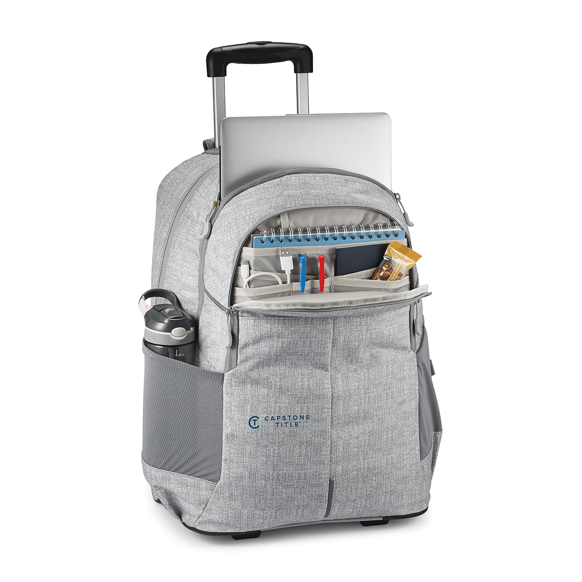 Picture of High Sierra Powerglide Pro Wheeled Backpack - Silver Heather