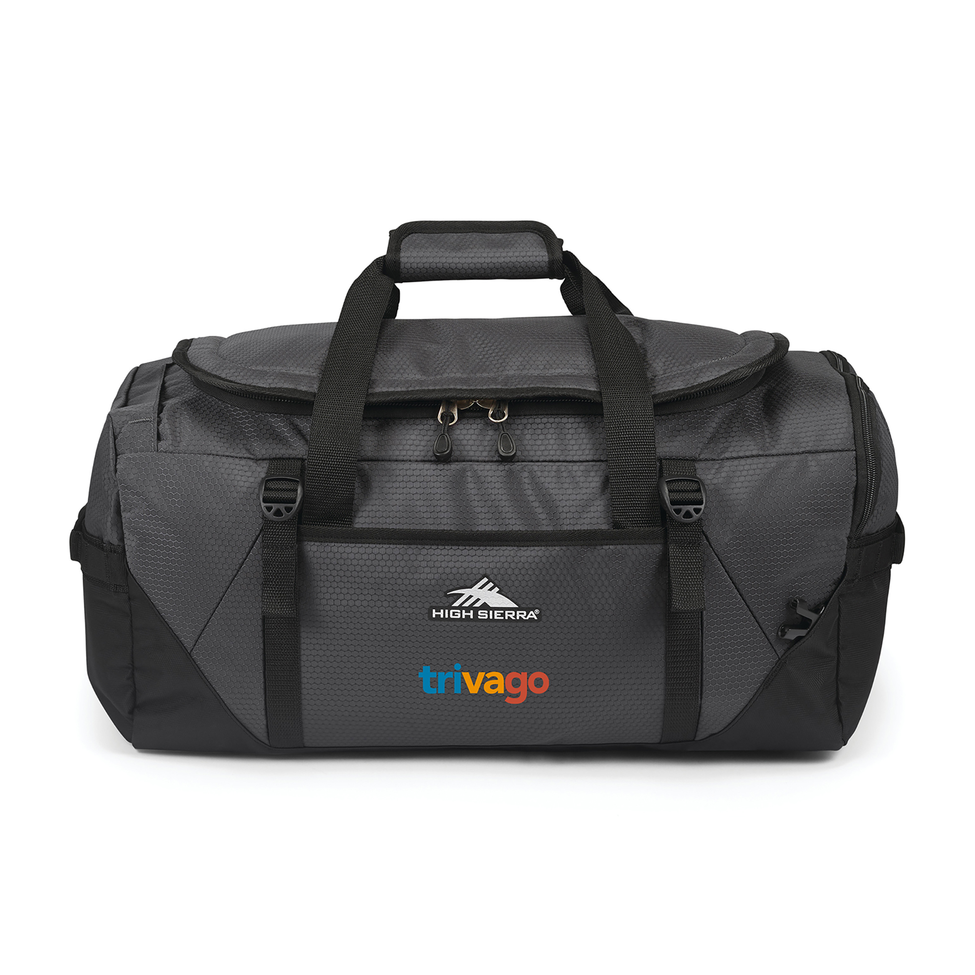 Picture of High Sierra Fairlead Convertible Duffel - Mercury-Black