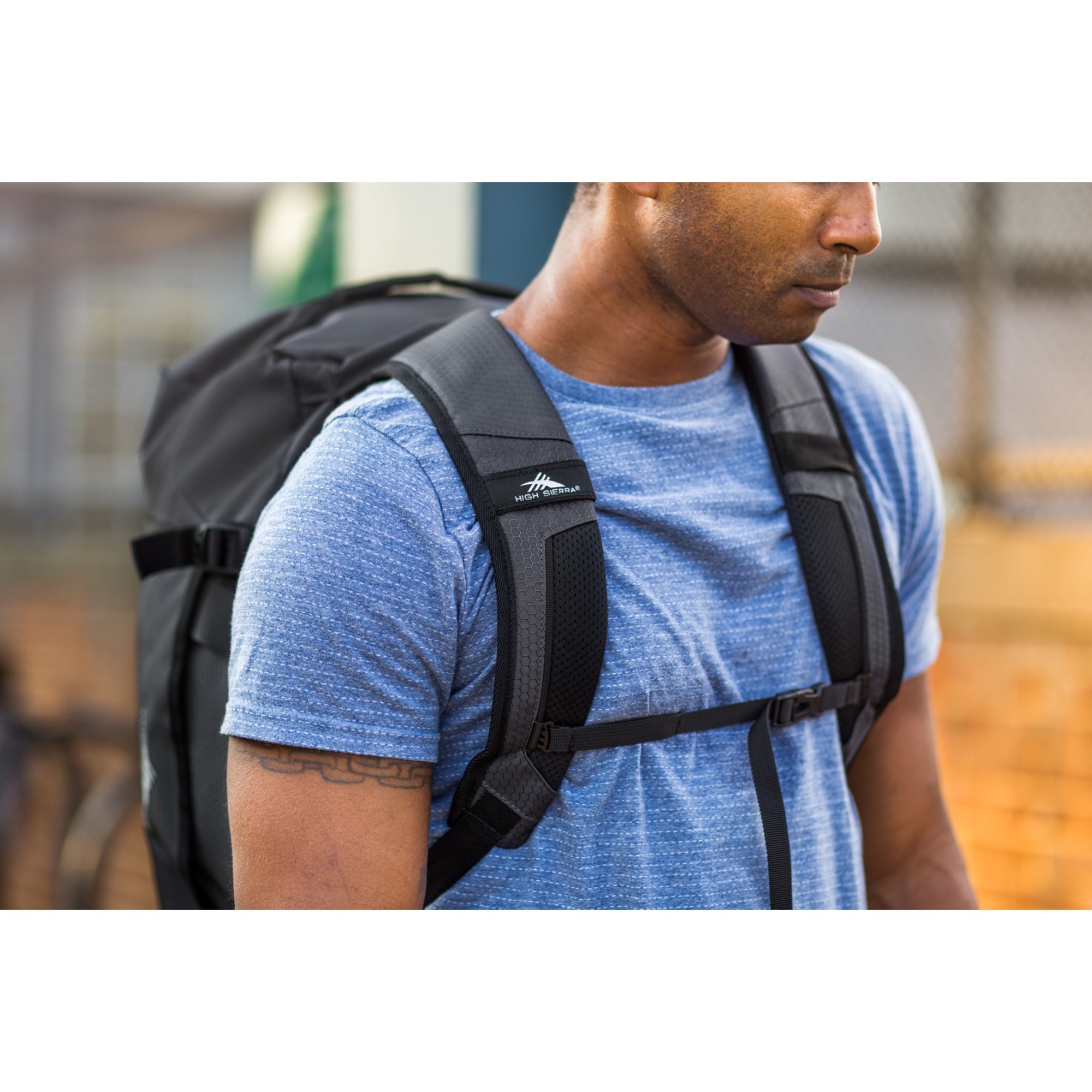 Picture of High Sierra Fairlead Convertible Duffel - Mercury-Black