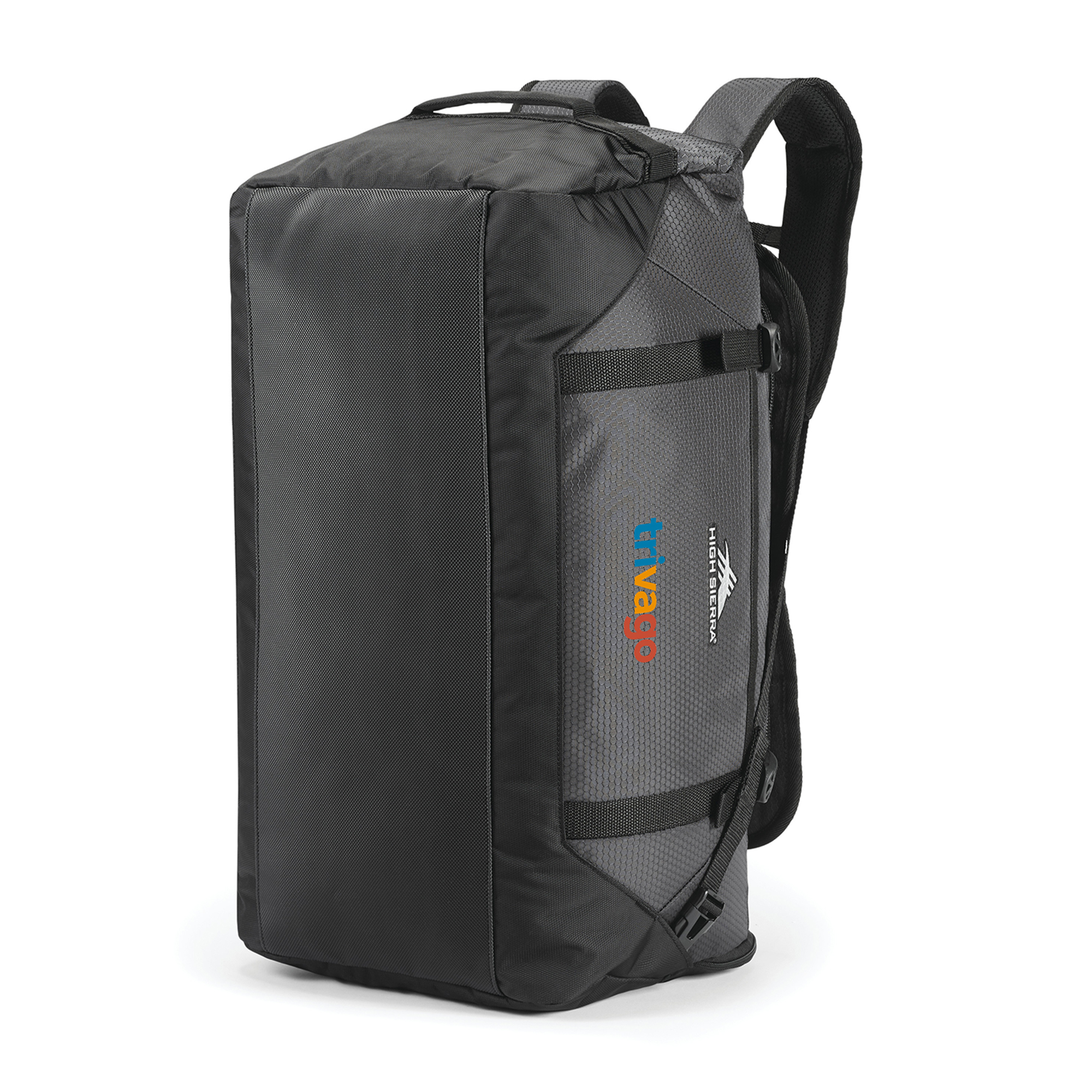 Picture of High Sierra Fairlead Convertible Duffel - Mercury-Black