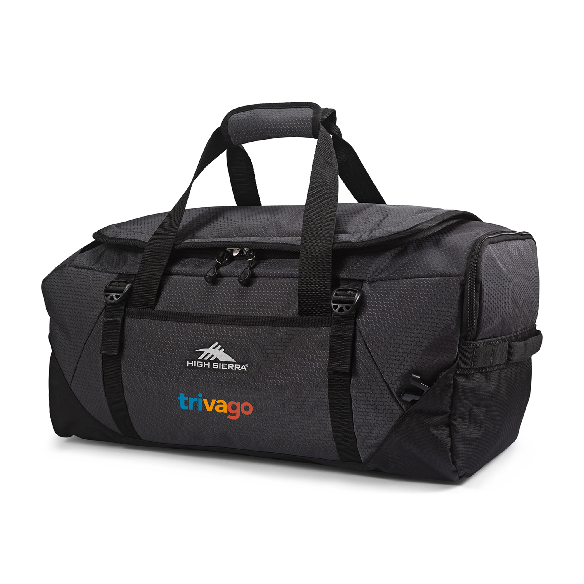 Picture of High Sierra Fairlead Convertible Duffel - Mercury-Black