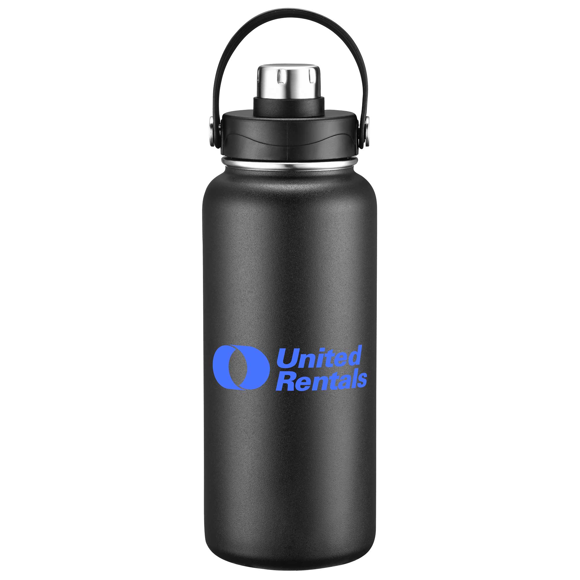Picture of 34oz Double-Wall Insulated Stainless Steel Water Bottle with Flip Spout