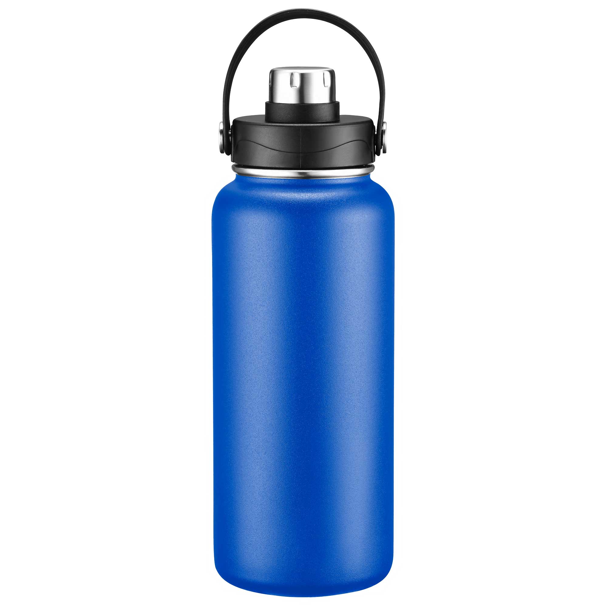Picture of 34oz Double-Wall Insulated Stainless Steel Water Bottle with Flip Spout
