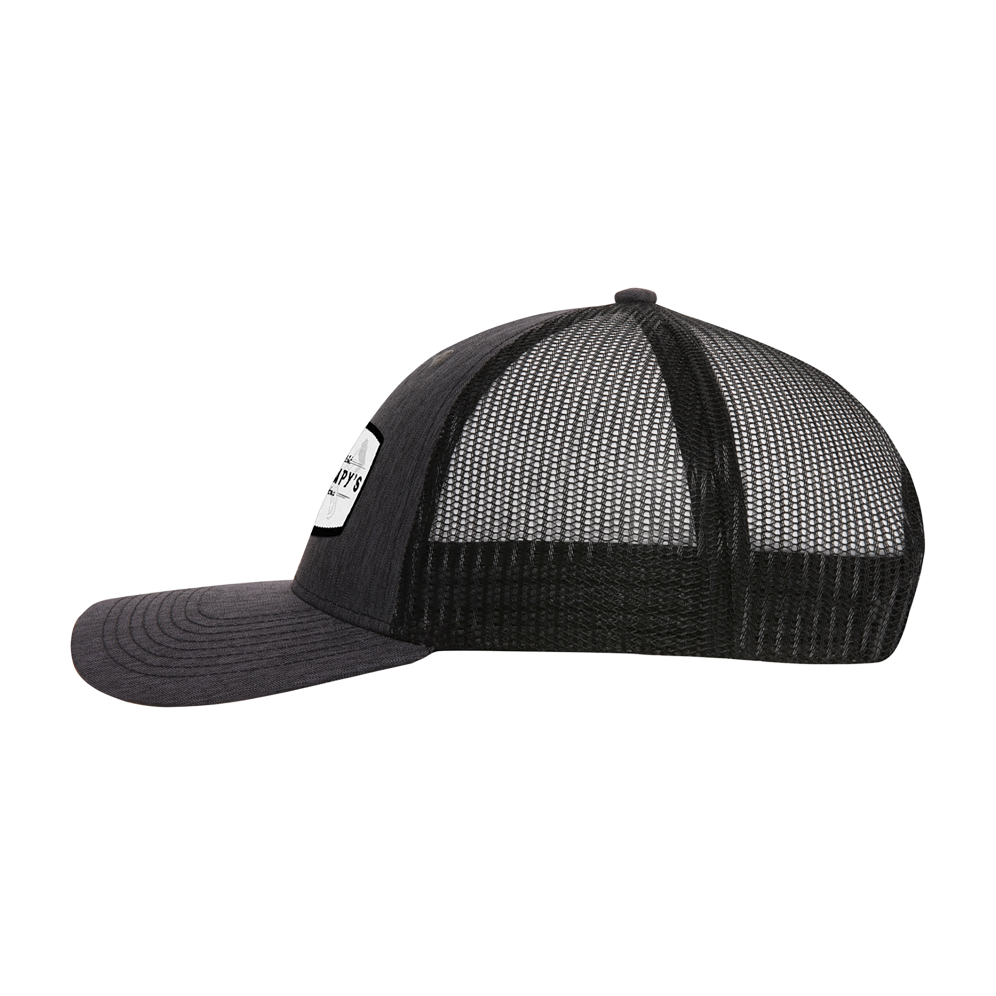 Picture of Ahead Brant Cap - Charcoal Linen-Black
