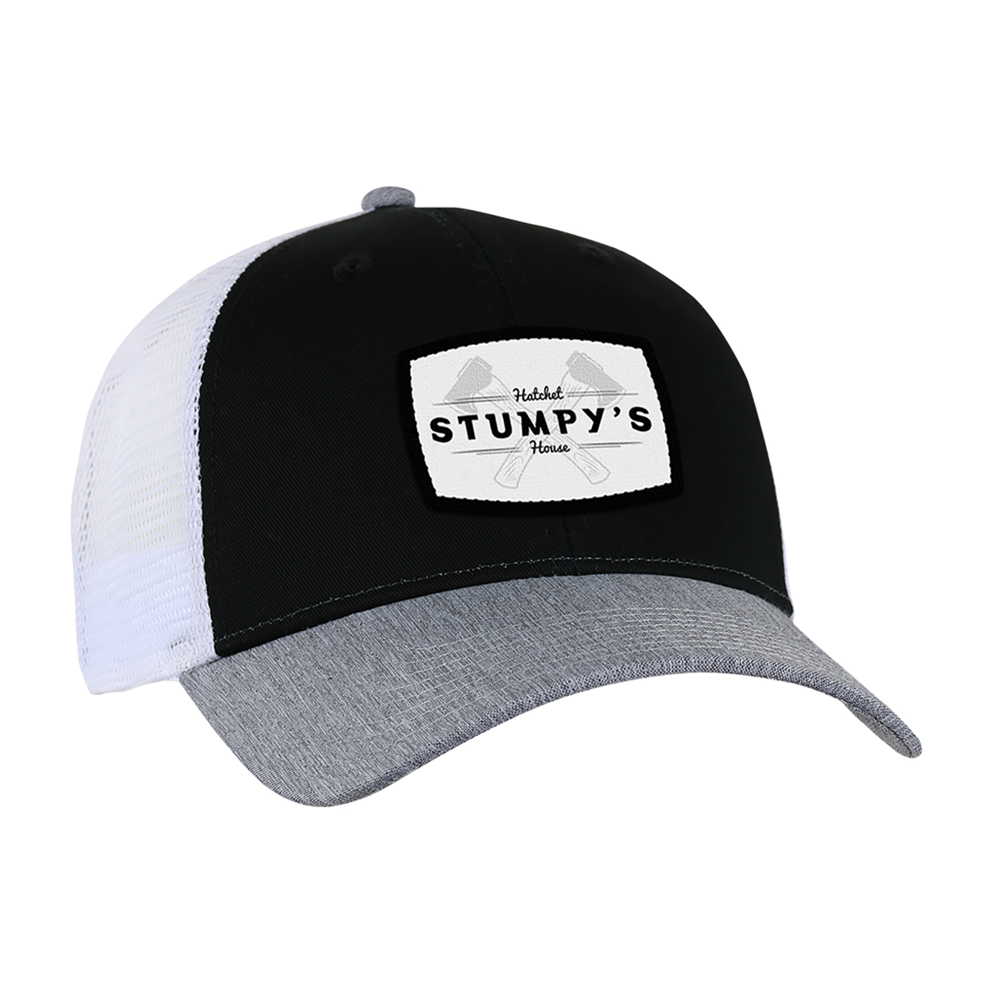 Picture of Ahead Brant Cap - Black-White
