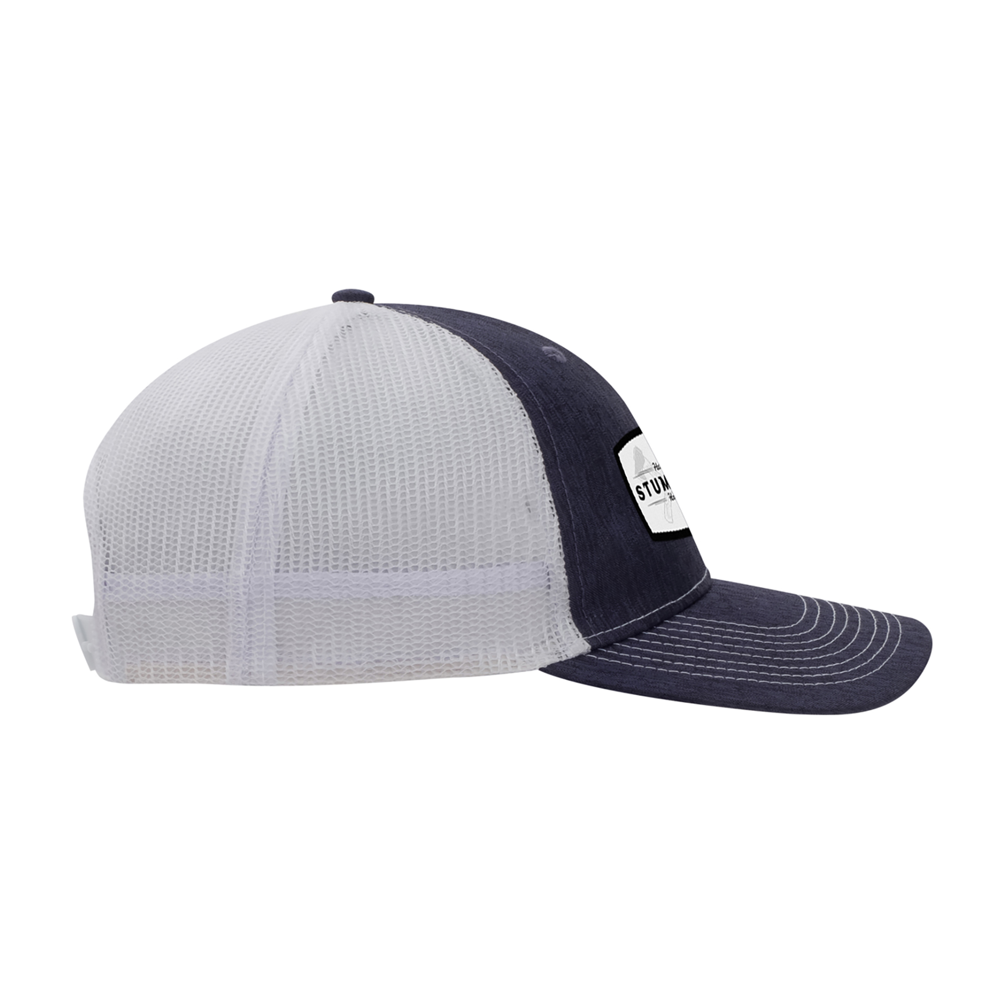 Picture of Ahead Brant Cap - Navy Linen-White