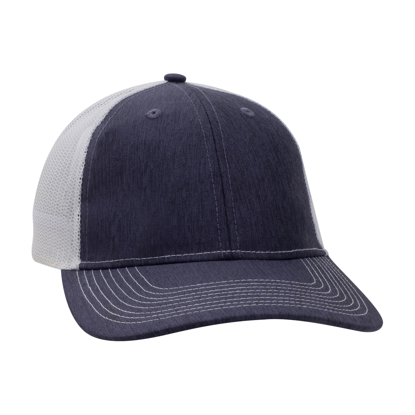 Picture of Ahead Brant Cap - Navy Linen-White