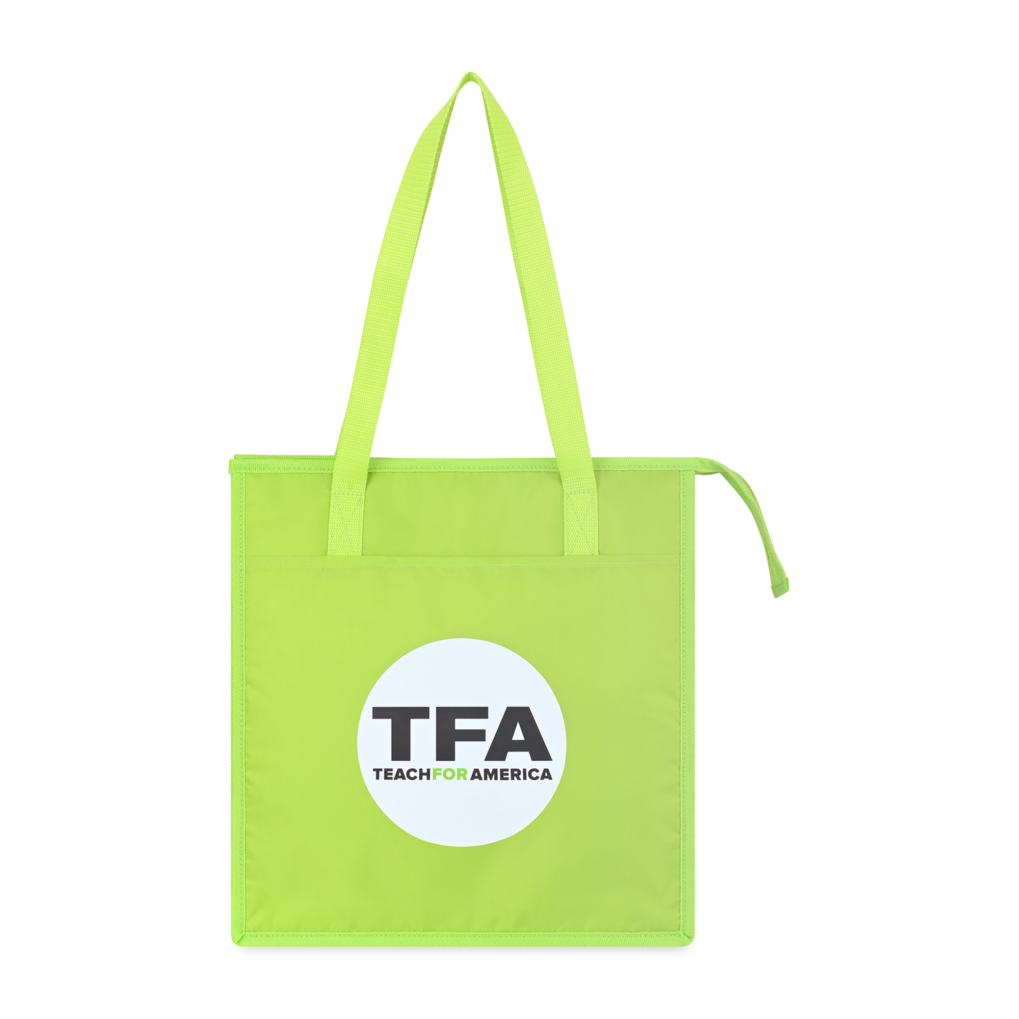 Picture of Arlo Recycled rPET Insulated Grocery Shopper - Lime Green