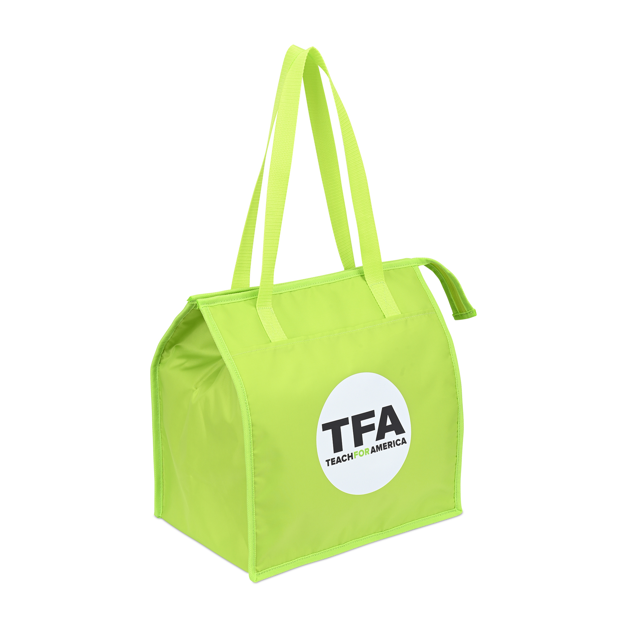 Picture of Arlo Recycled rPET Insulated Grocery Shopper - Lime Green