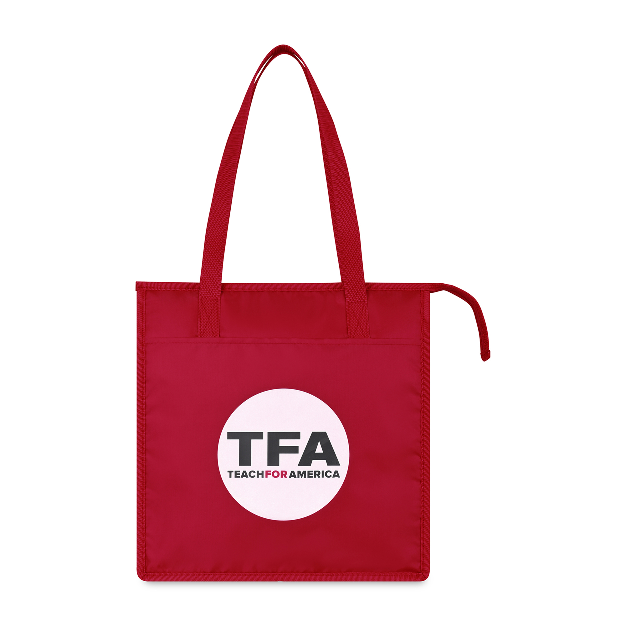 Picture of Arlo Recycled rPET Insulated Grocery Shopper - Red
