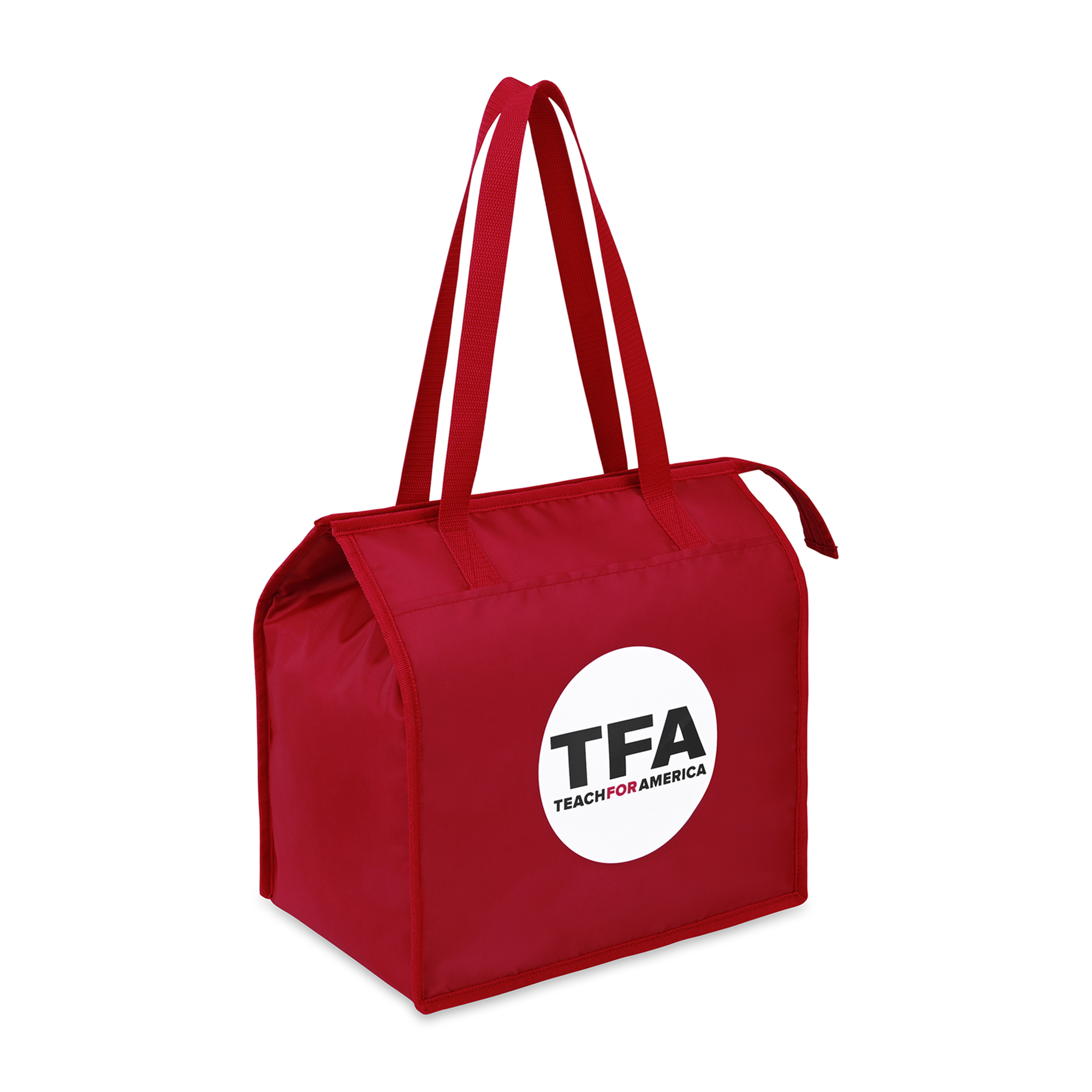 Picture of Arlo Recycled rPET Insulated Grocery Shopper - Red