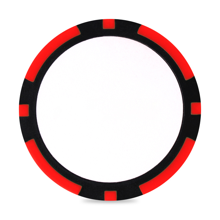 Picture of Ahead 2-Sided Poker Chip - Red-Black