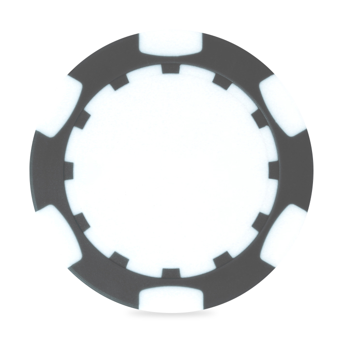 Picture of Ahead 2-Sided Poker Chip - Grey-White