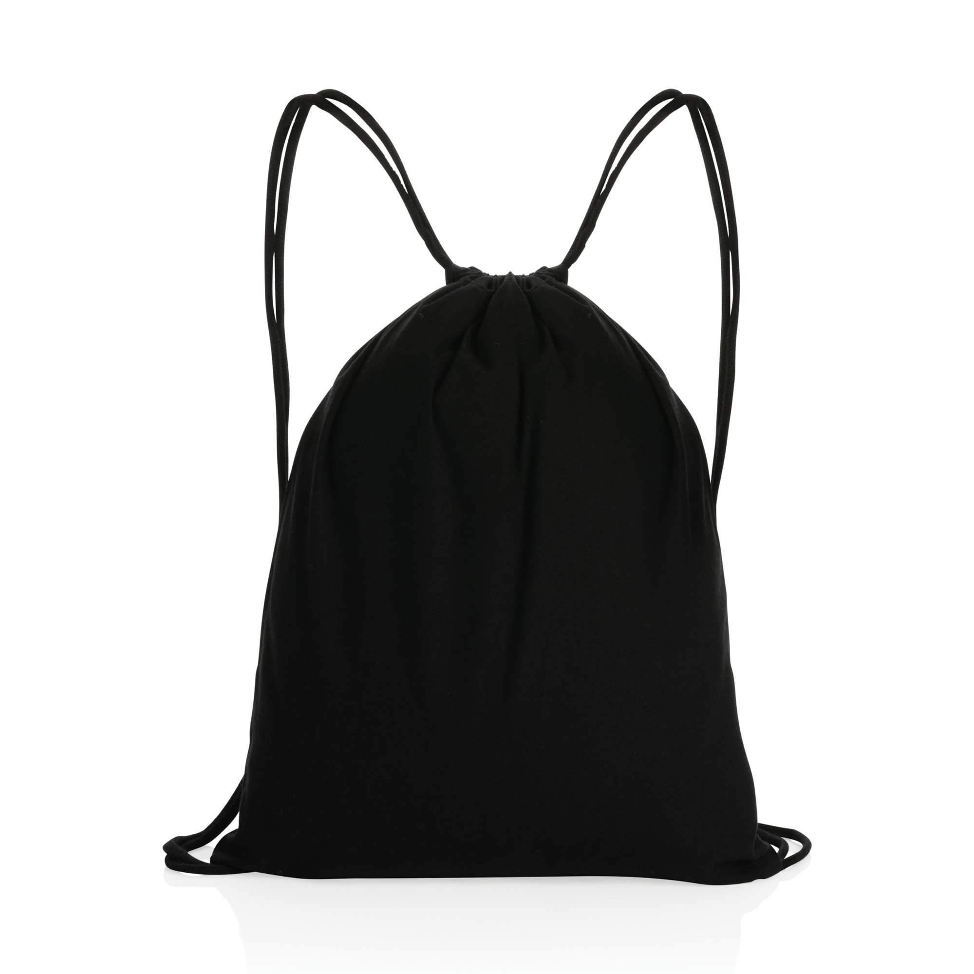 Picture of Impact AWARE Recycled Cotton Cinchpack 145g - Black