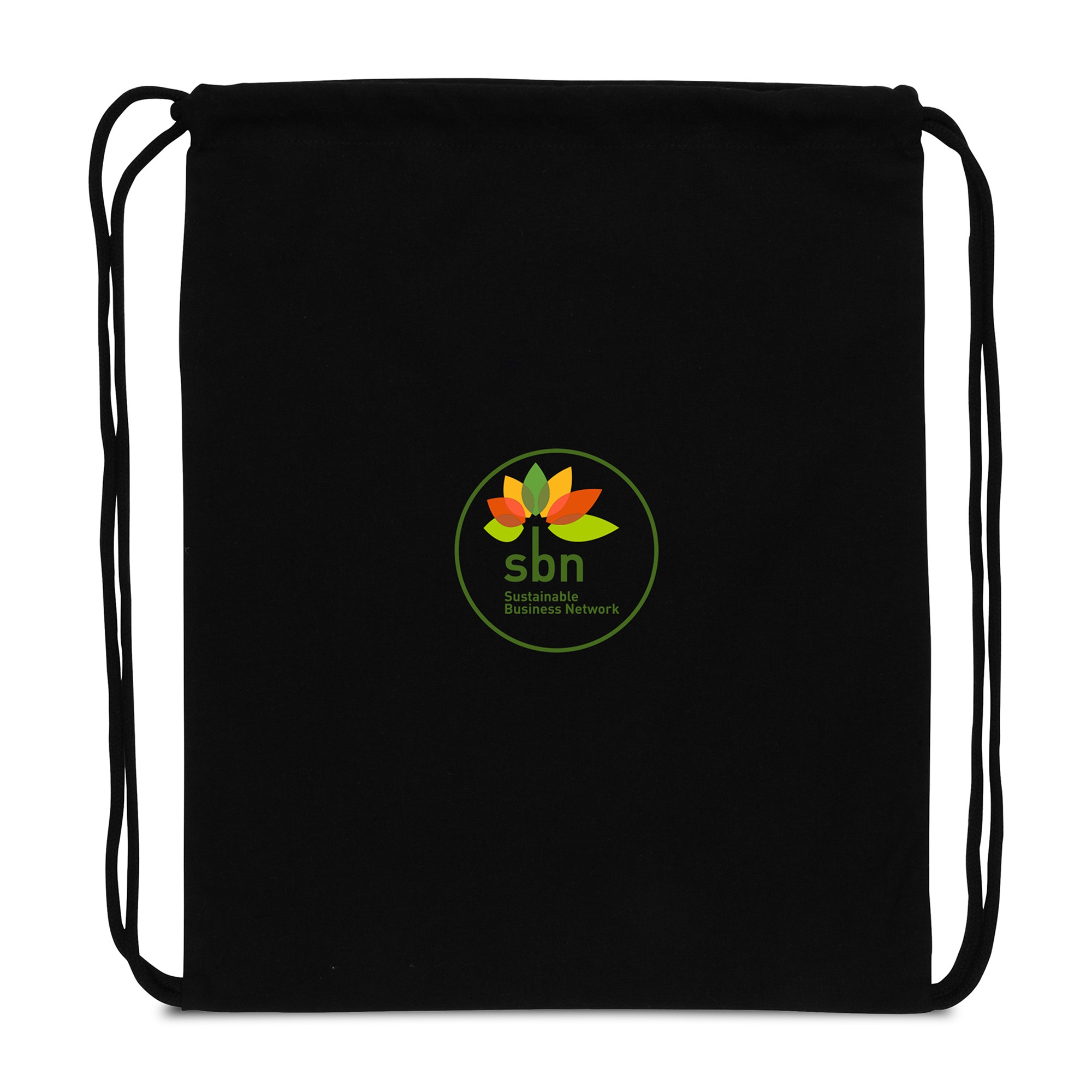 Picture of Impact AWARE Recycled Cotton Cinchpack 145g - Black