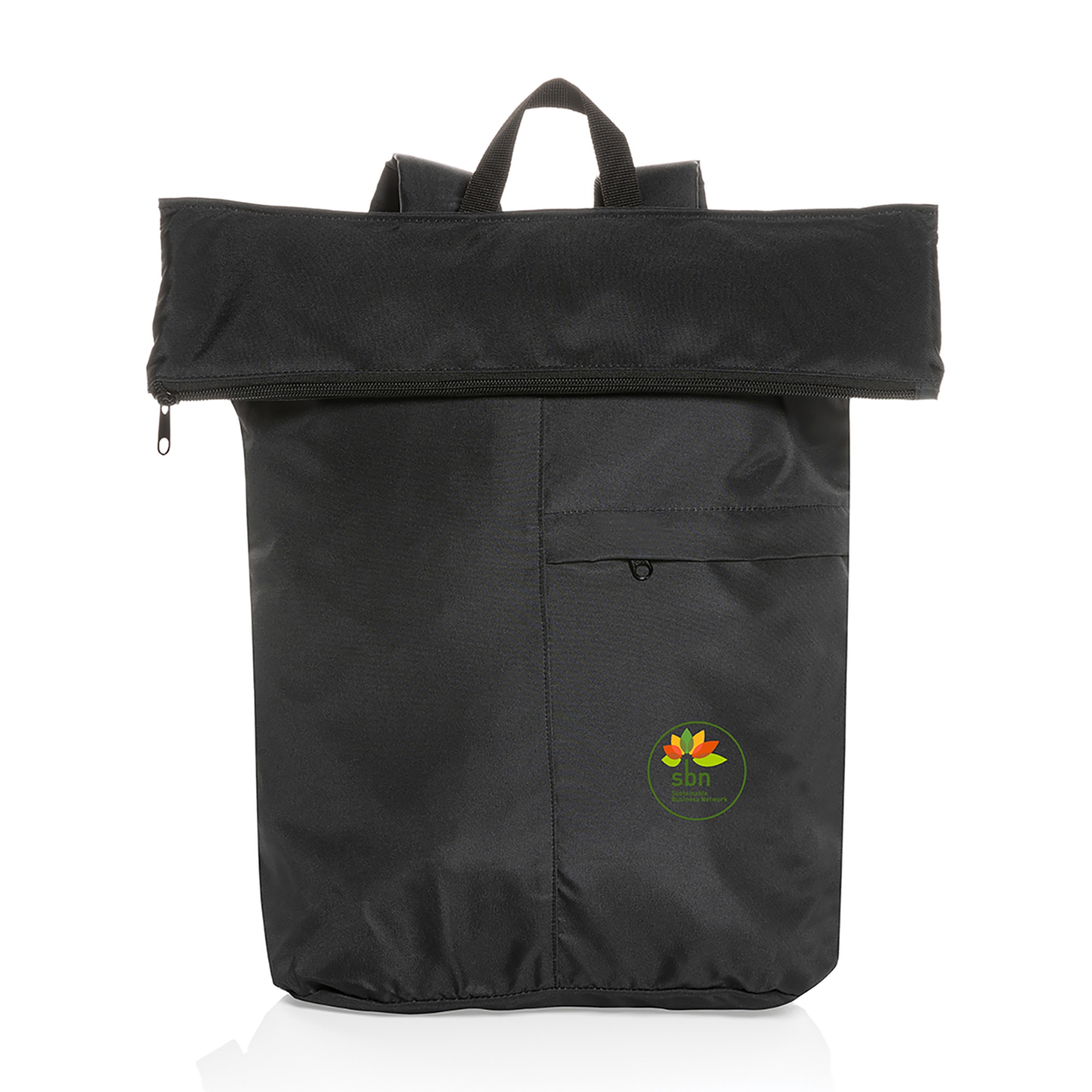 Picture of Dillon AWARE rPET Lightweight Foldable Backpack - Black