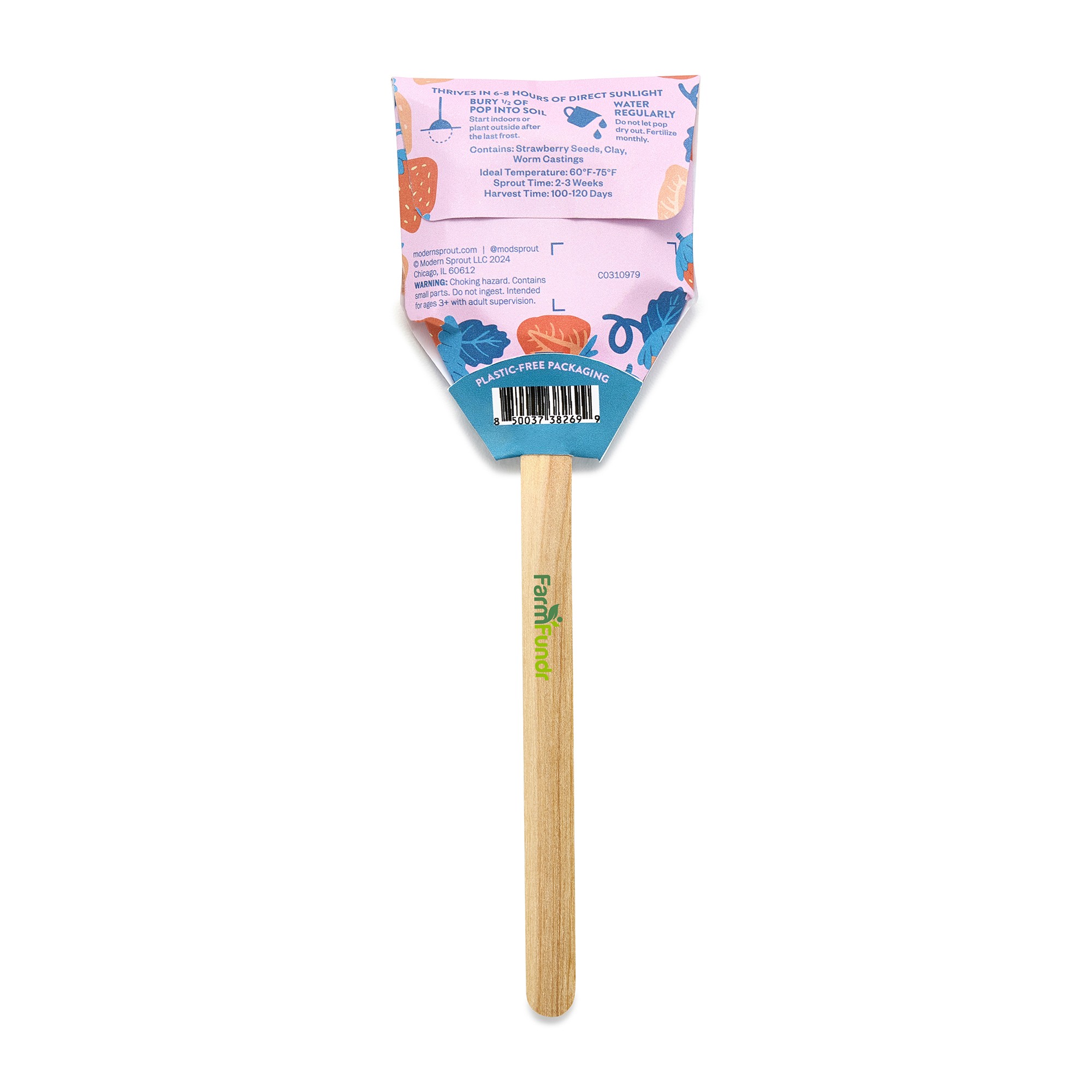 Picture of Modern Sprout Garden Seed Pop - Strawberry