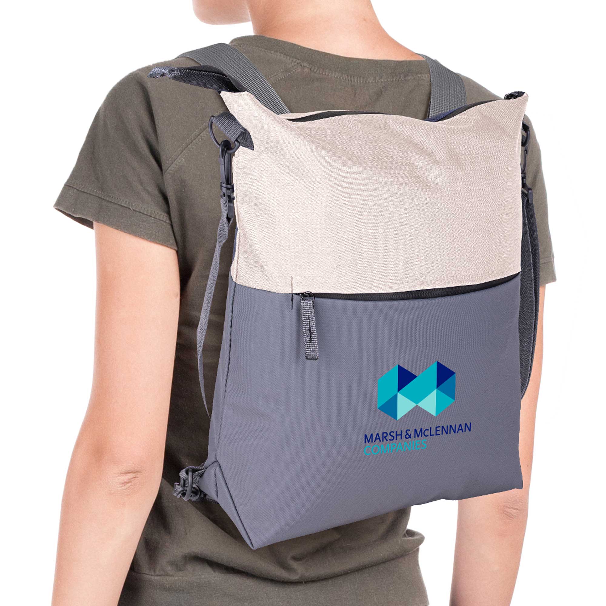 Picture of Ocean Plastic Two Tone Backpack Tote