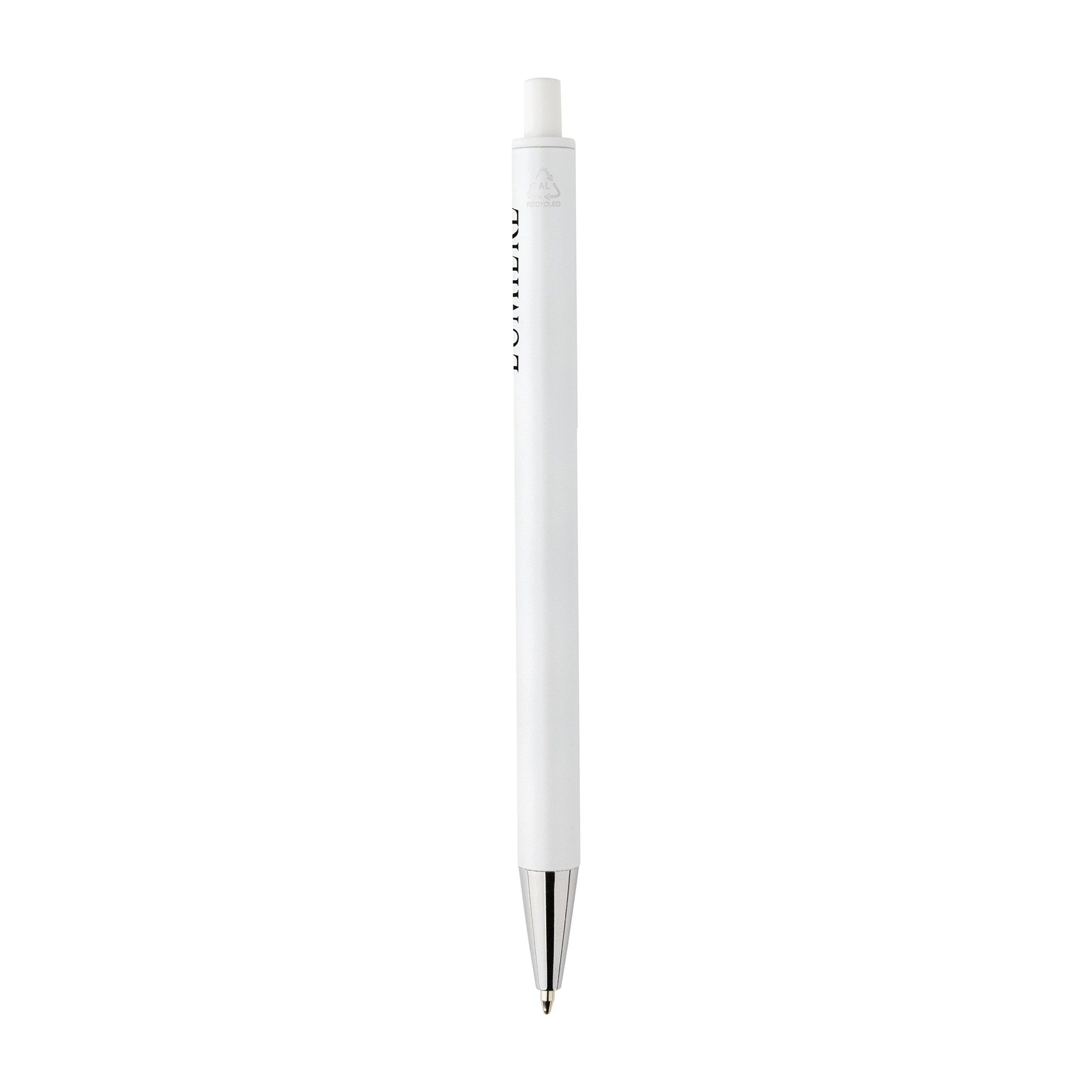 Picture of Amisk Certified Recycled Aluminum Pen - White