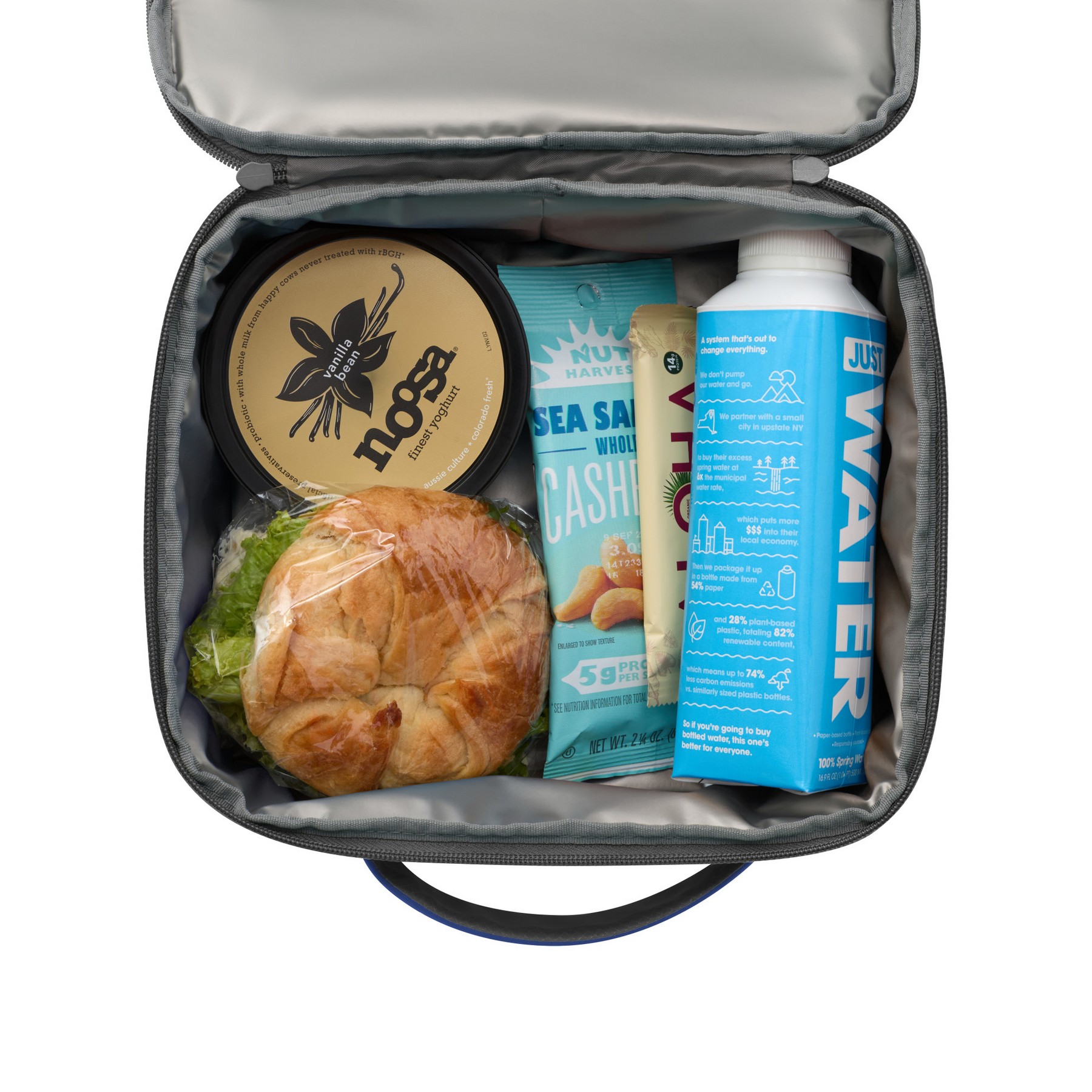 Picture of Aspen Recycled rPET Lunch Box Cooler - Aware - Royal Blue