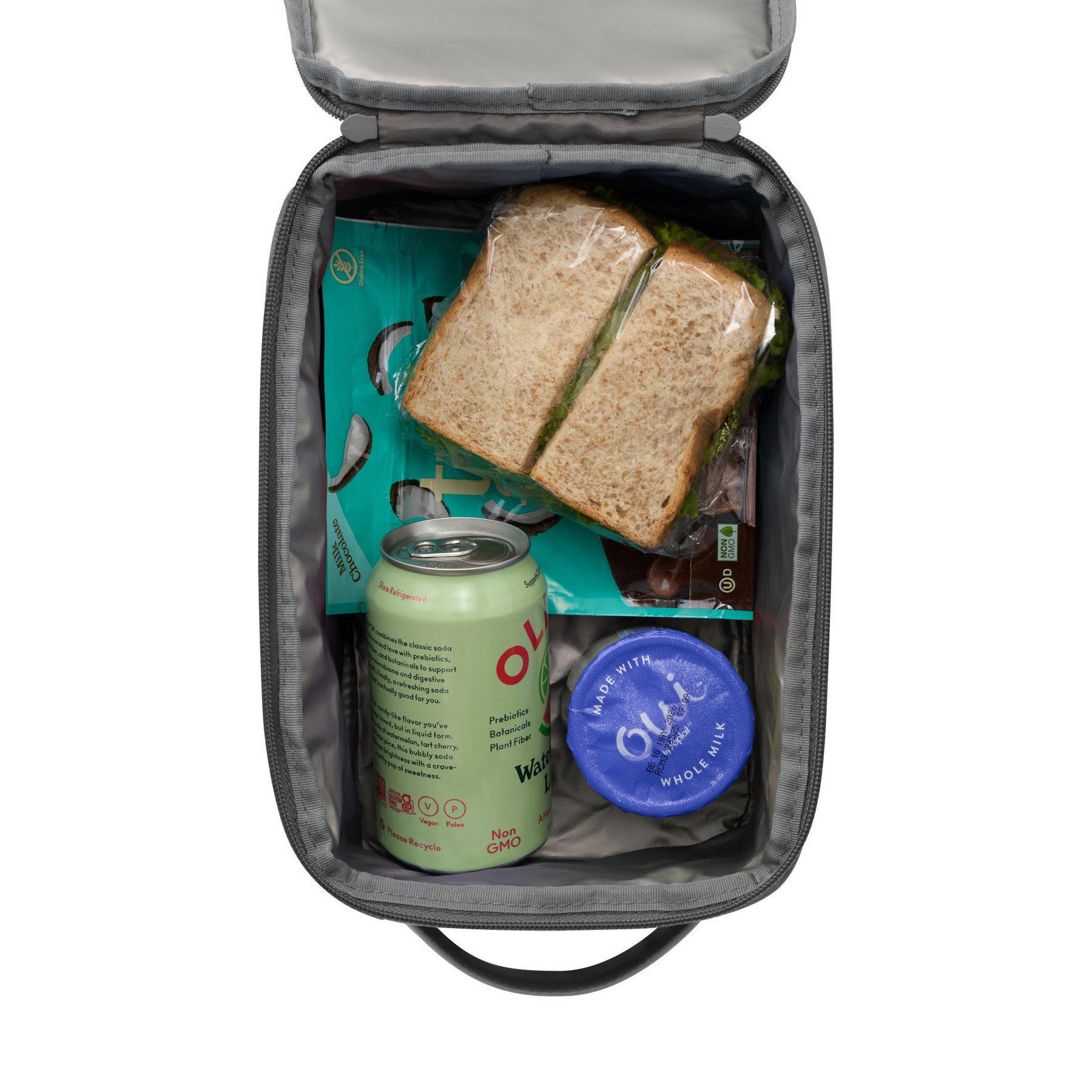 Picture of Aspen Recycled rPET Lunch Bag Cooler - Aware - Black