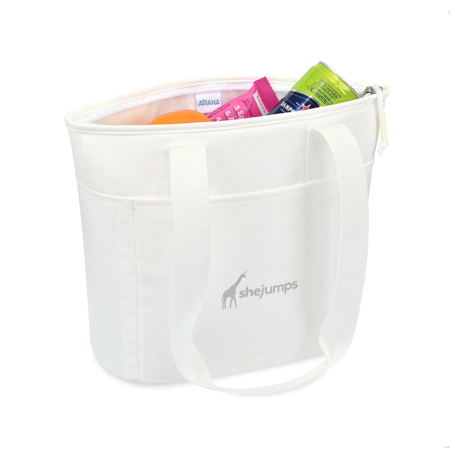 Picture of Aviana Rowan Recycled Nylon Tote Cooler - AWARE - Marshmallow