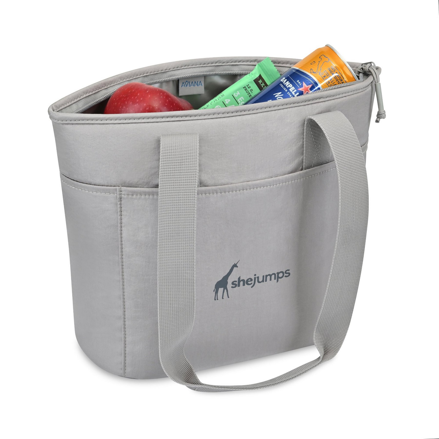 Picture of Aviana Rowan Recycled Nylon Tote Cooler - AWARE - Taupe